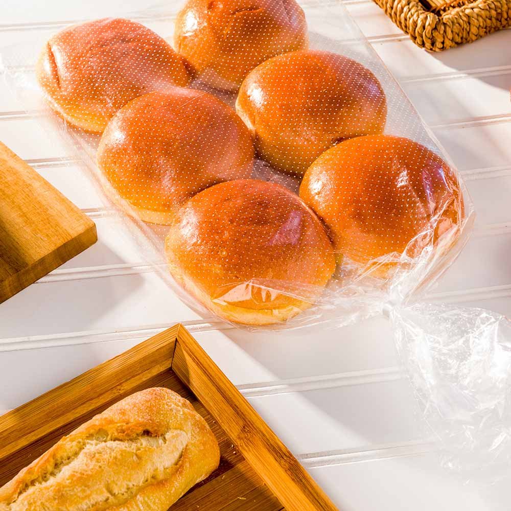 Restaurantware Bag Tek 11 Inch X 20 Inch Bread Bags 250 With Wicket Dispenser Bread Loaf Bags - Micro Perforated Freezer Safe Cl