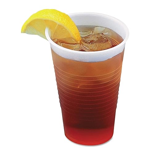 Boardwalk Translucent Plastic Cold Cups 3-Ounce 125Bag 20 Bagscarton