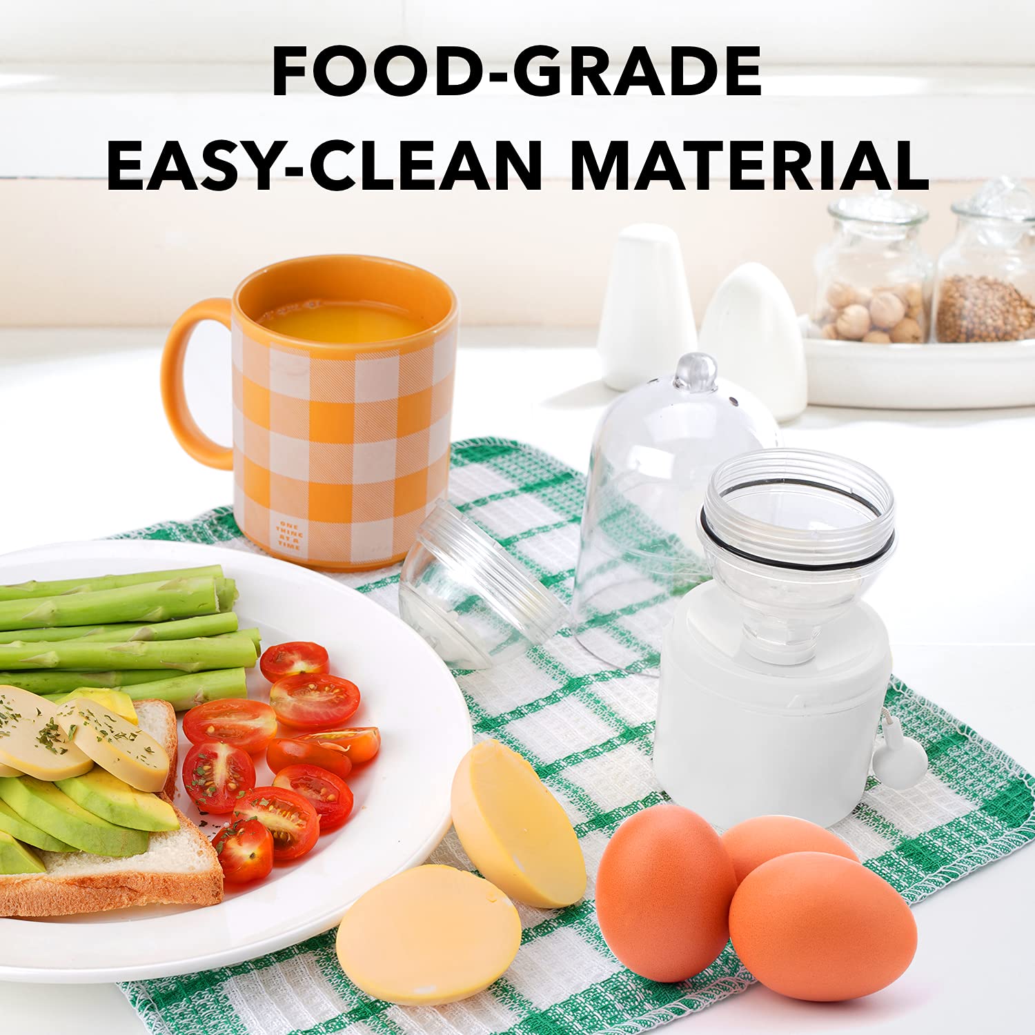 Eggfecto Egg Yolk Mixer - Egg Spinner Scrambler For Small And Large Eggs | Portable Golden Egg Maker For Hard Boiled Eggs | Easy