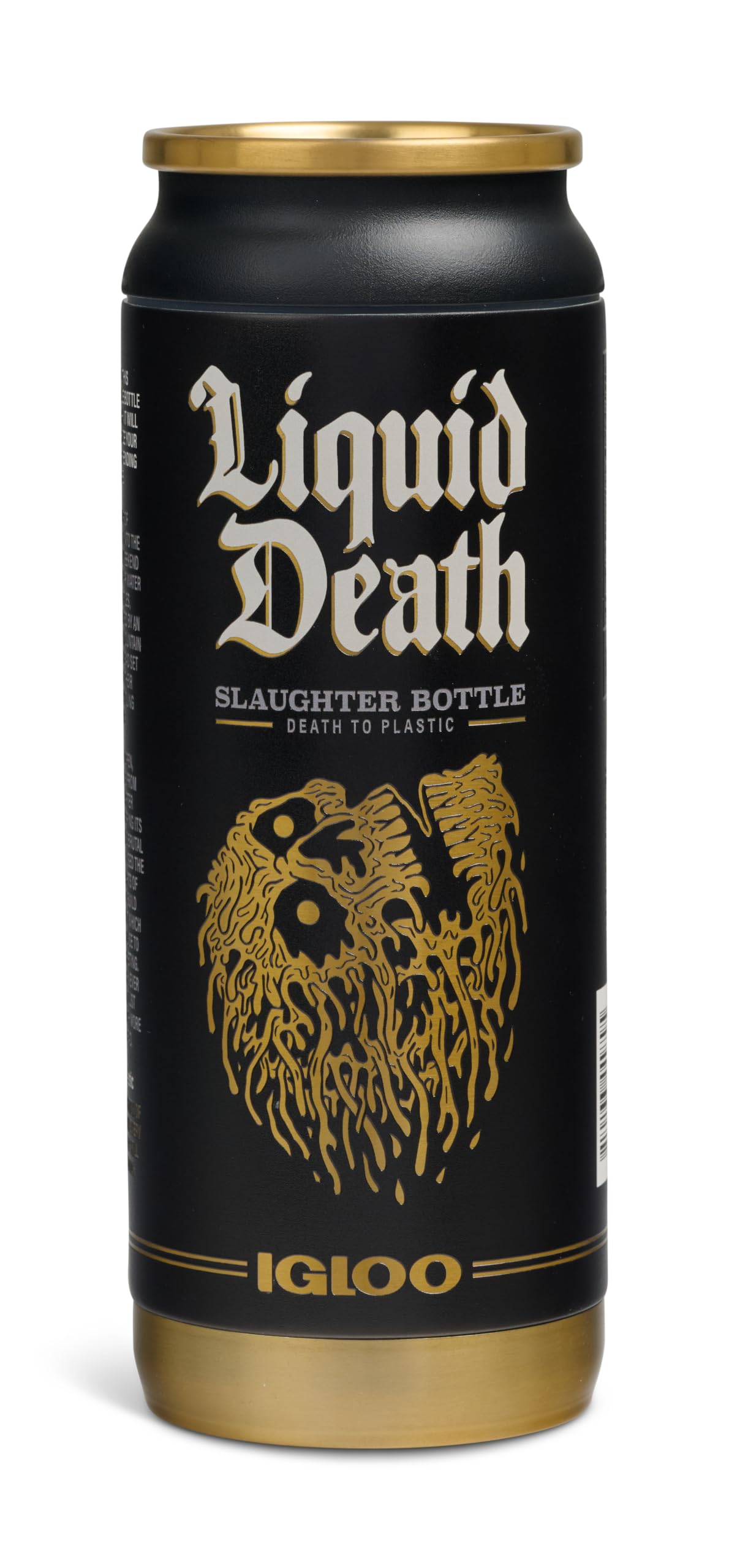 Liquid Death 16 Oz Slaughter Bottle | Black