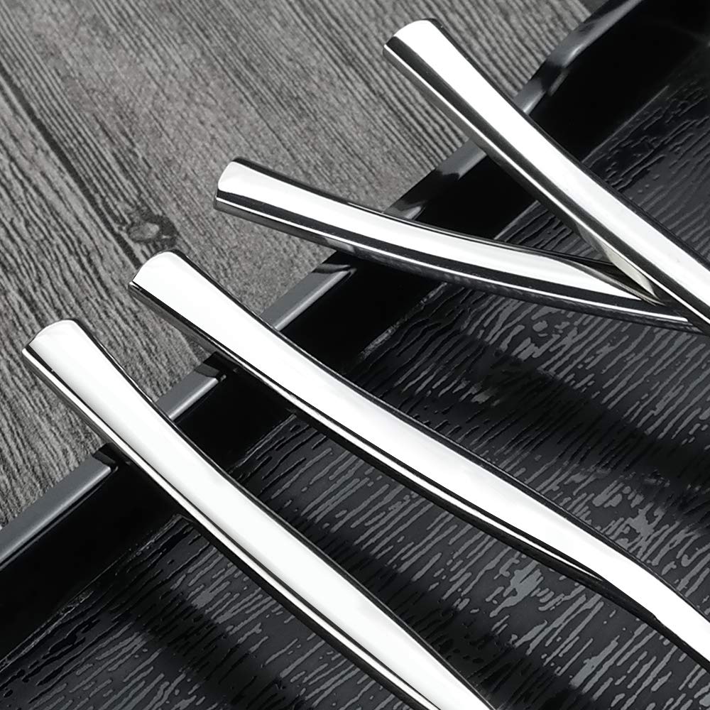 Idomy Stainless Steel 3-Tine Tasting Forks For Appetizers, 12-Piece