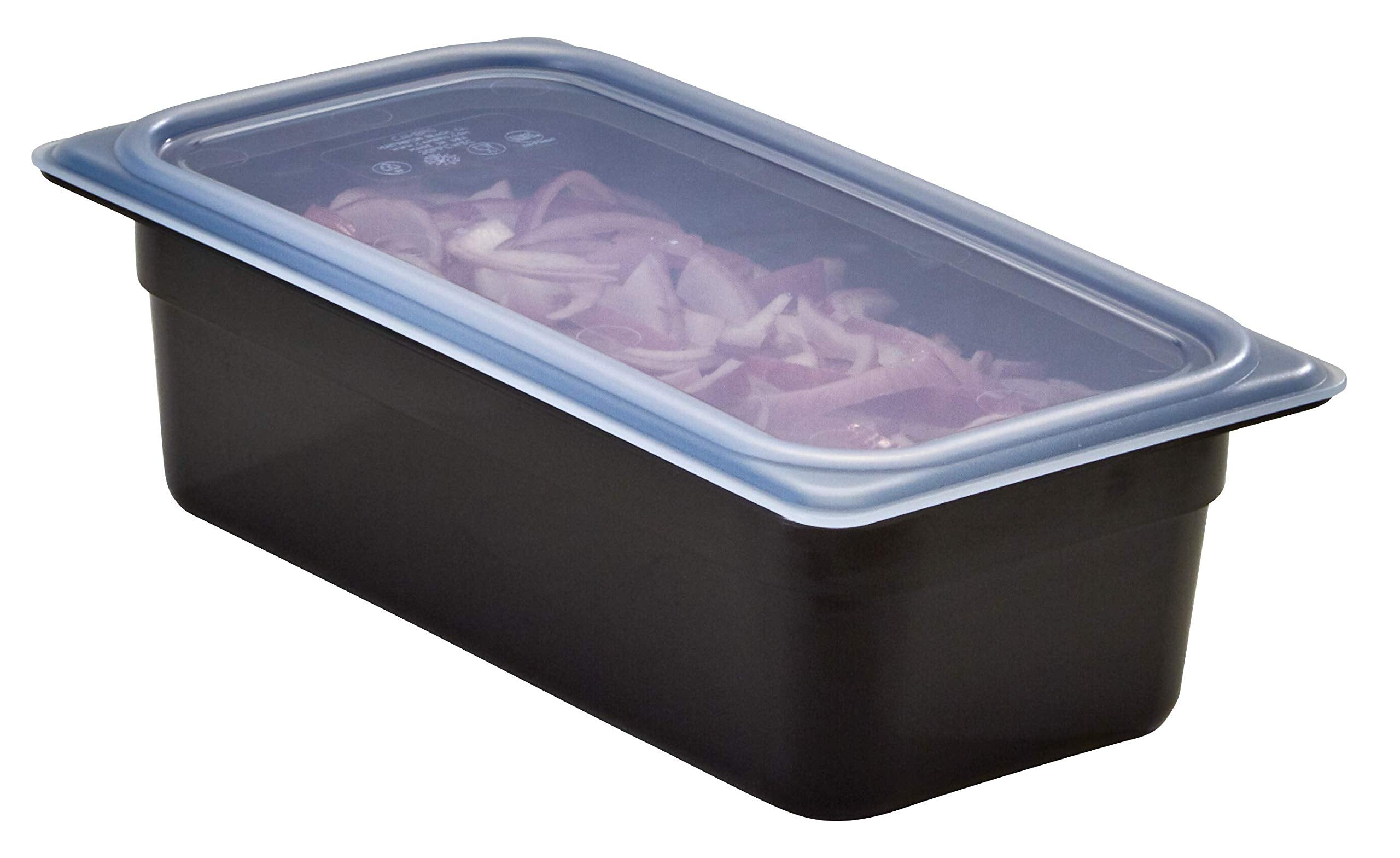 Cambro 34Cw110 Food Pan 1/3 X 4'' Camwear Black Case Of 6