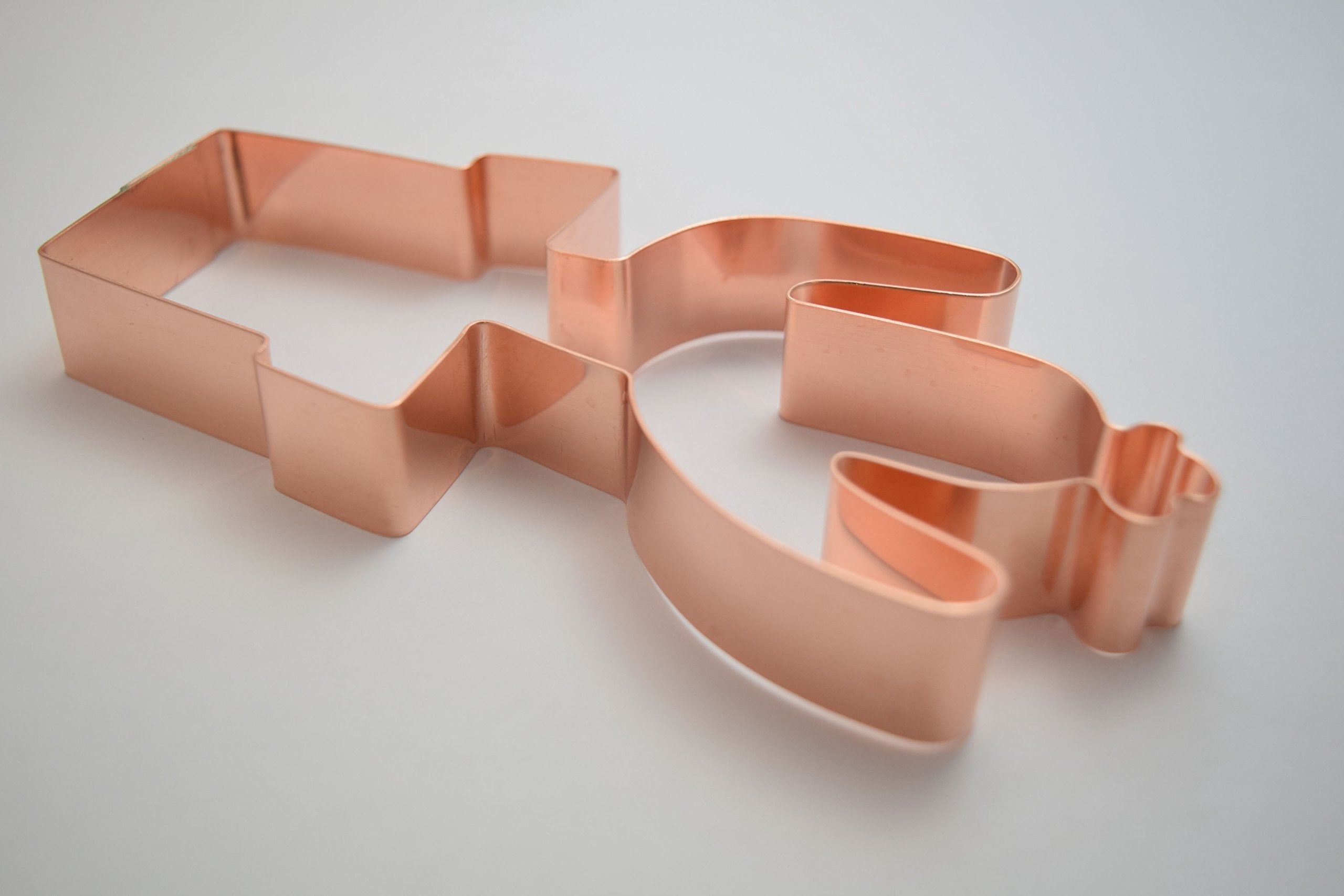 Flower Pot Cactus Copper Cookie Cutter