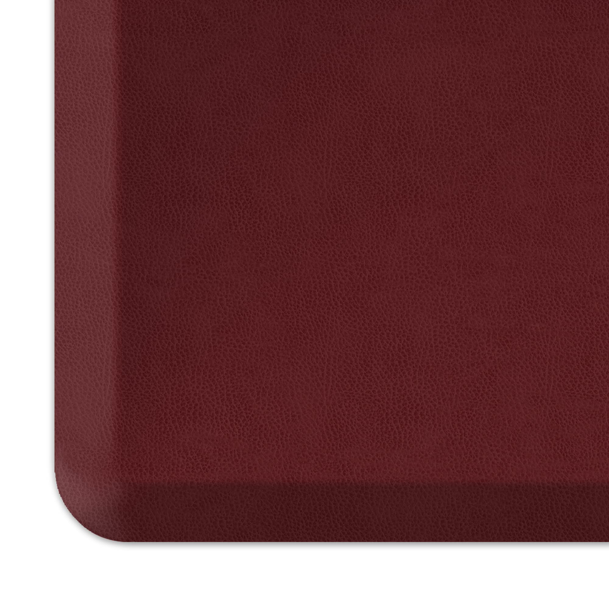Gelpro Stain Resistant Surface With 3/4 Thick Ergo-Foam Core For Health And Wellness, 20X48, Leather Grain Cranberry