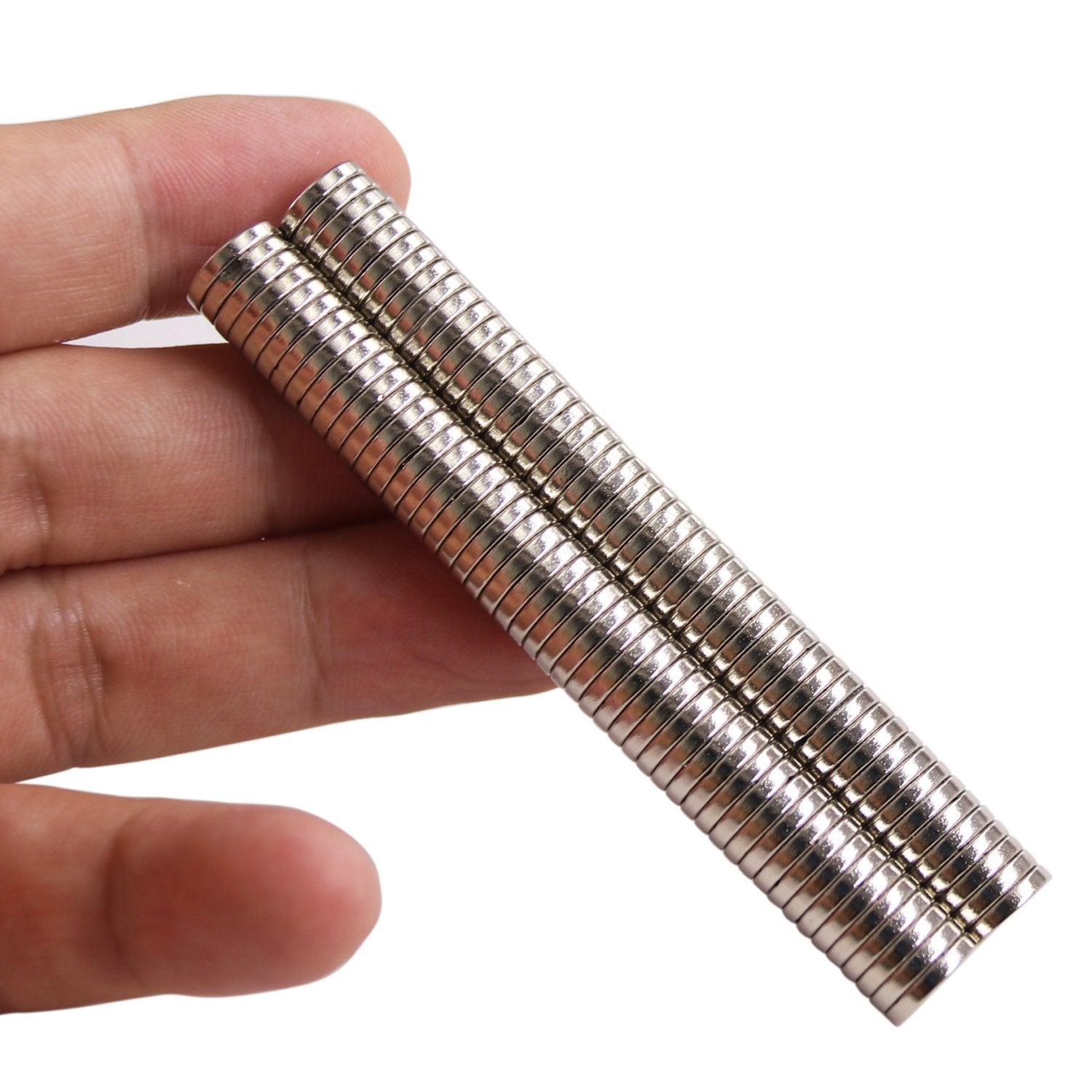 magpross 45 Pieces 10 x 2mm Multi-use Refrigerator Magnets for Refrigerator Science Crafts Projects
