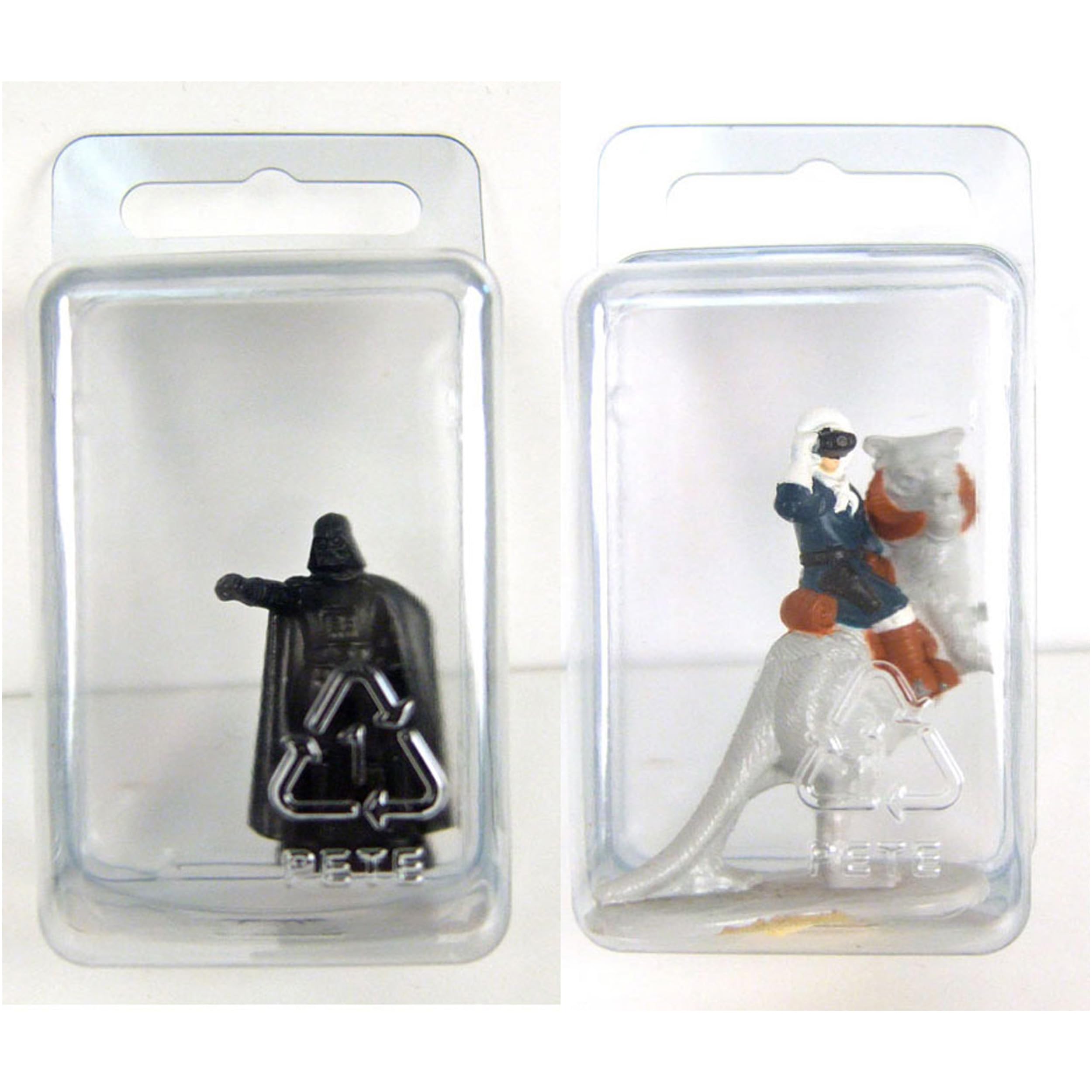 Collecting Warehouse Clear Plastic Clamshell Package/Storage Container, 2.31'' H X 1.5'' W X 1.25'' D, Pack Of 10