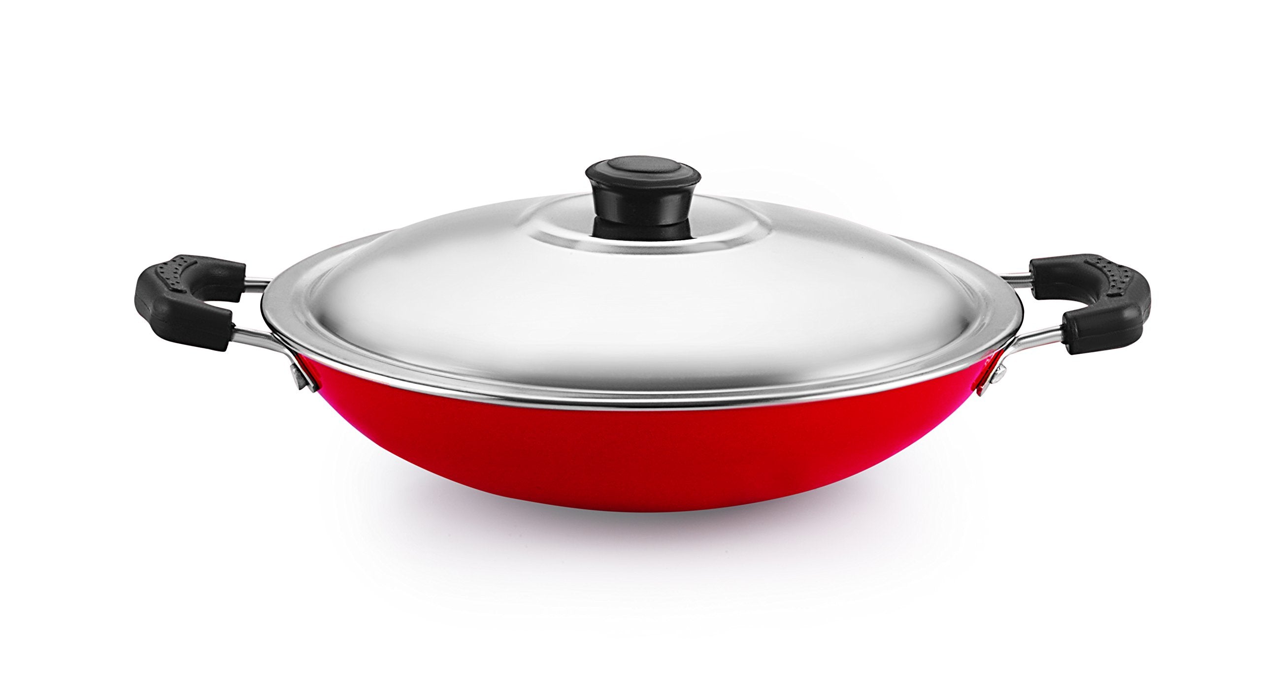 Nirlon Non-Stick Aluminium Appachatti With Stainless Steel Lid