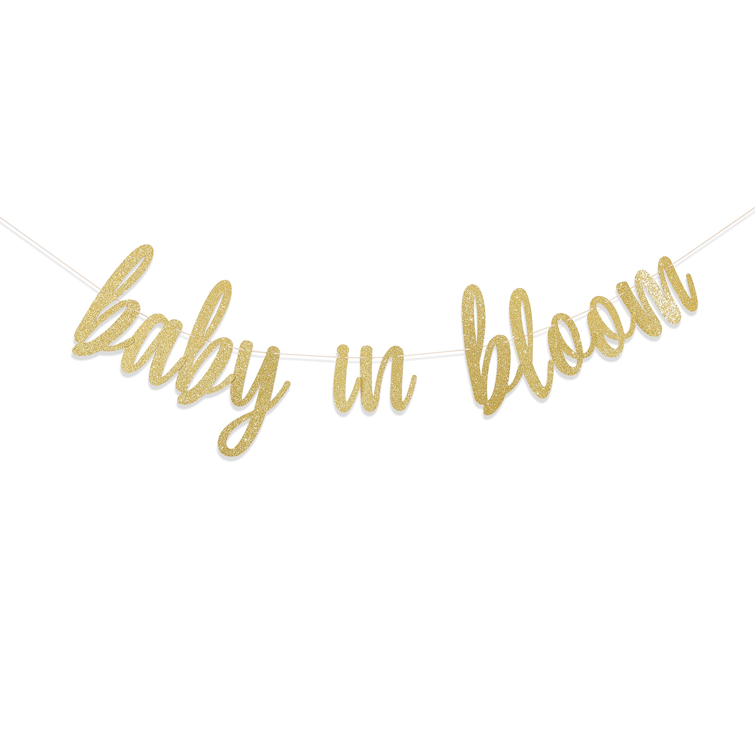 Baby In Bloom Banner - Baby In Bloom Shower, Baby Shower Decorations, Floral Theme Baby Shower Decorations, Flower Baby Shower B