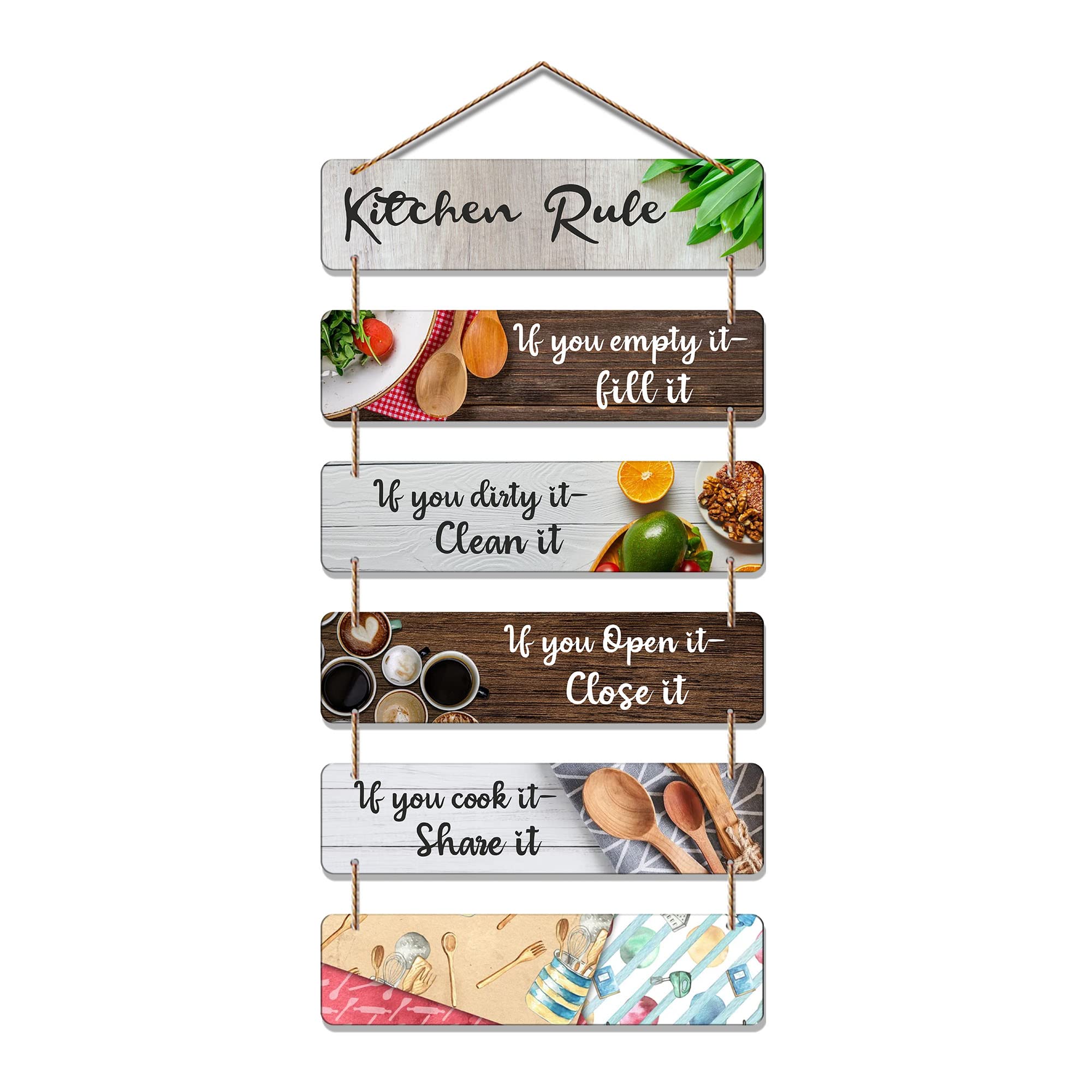 Artvibes Decorative Wall Hanging Decoration item for Kitchen | Bedroom | Living Room | Home Decor | Gifts | Kitchen Quotes items
