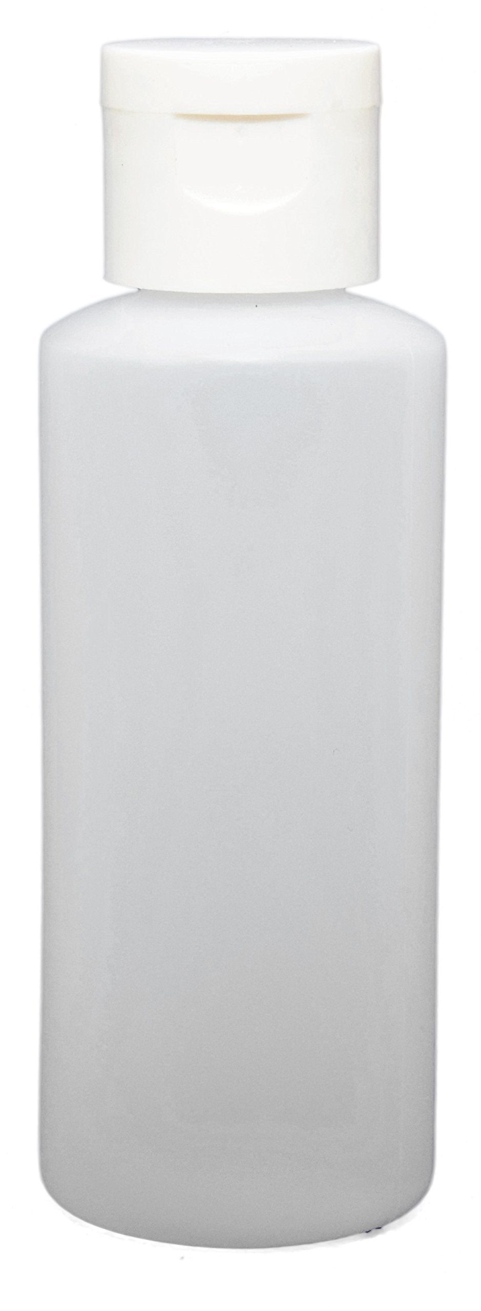 12-2-ounce Travel Bottles with Flip Caps (White Cap)