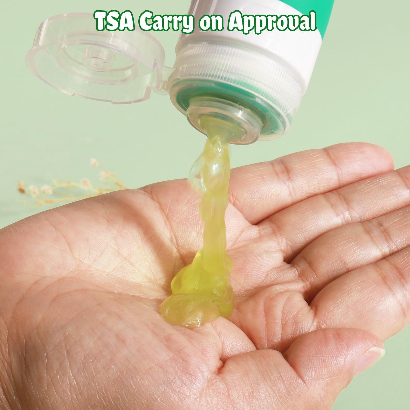 Glamfields Travel Bottles For Toiletries, 3Oz Size Tsa Approved Leak Proof Silicone Containers For Shampoo, Conditioner,Easy To