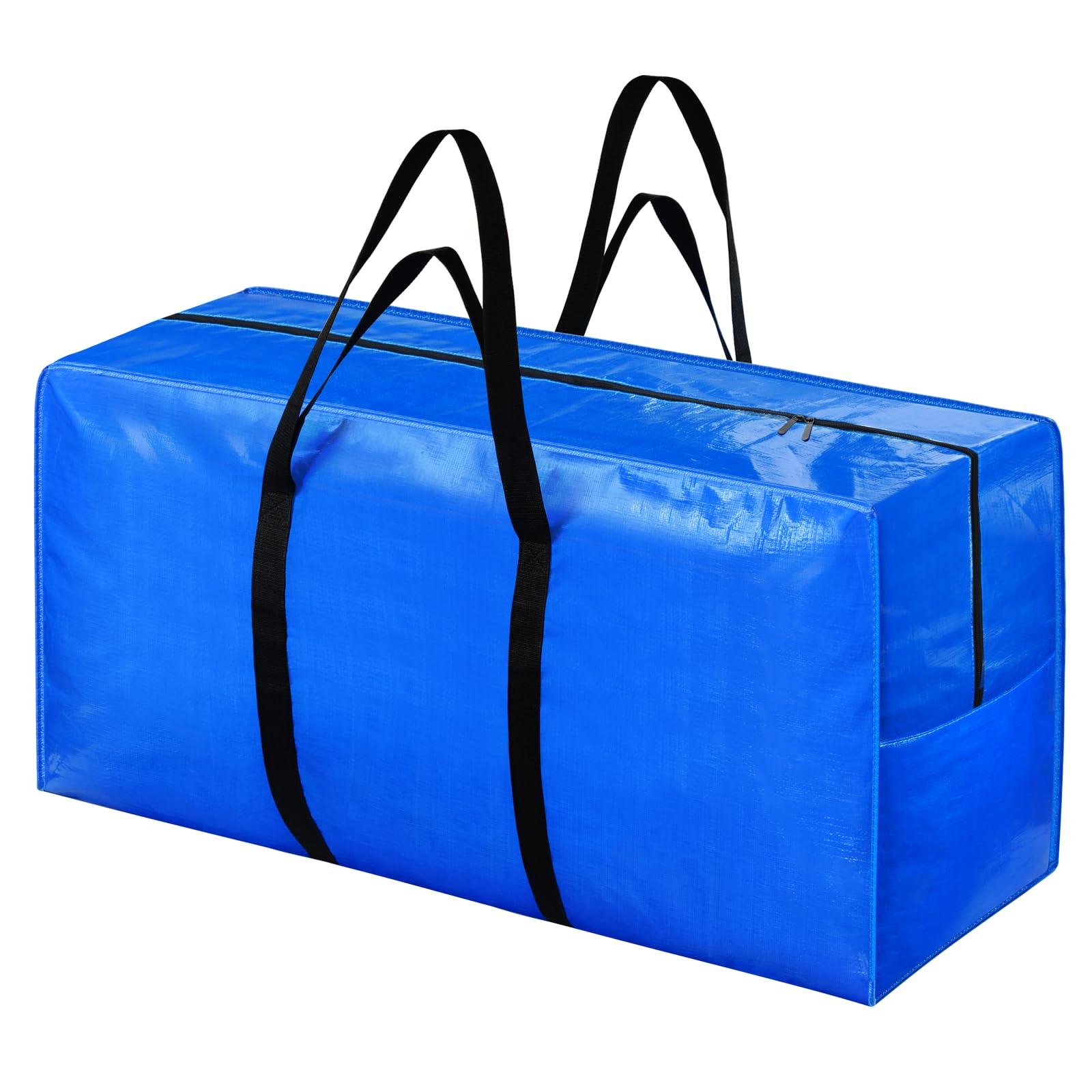 155 Gallon Extra Large Storage Bags, Zippered Outdoor Cushion Furniture Storage Bag with Handles,Jumbo Large Moving Bags Heavy D