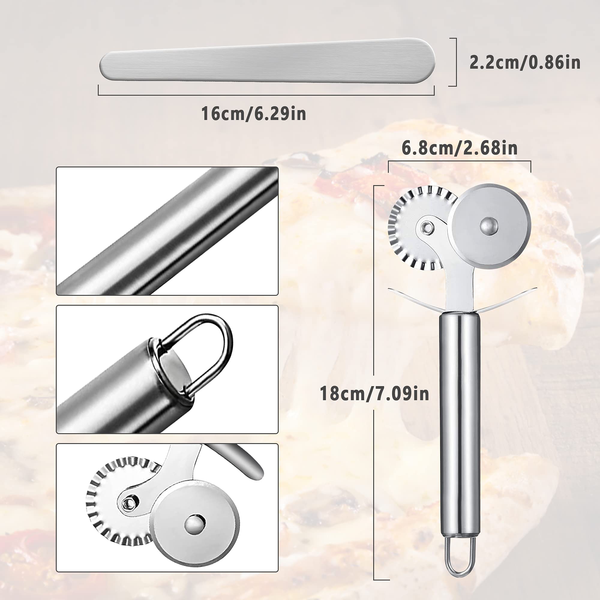 Worldity Ravioli Dumpling Mold, Food Grade Safe Dumplings Maker, Russian Pelmeni Maker With 37 Holes Double, Pastry Ravioli Whee