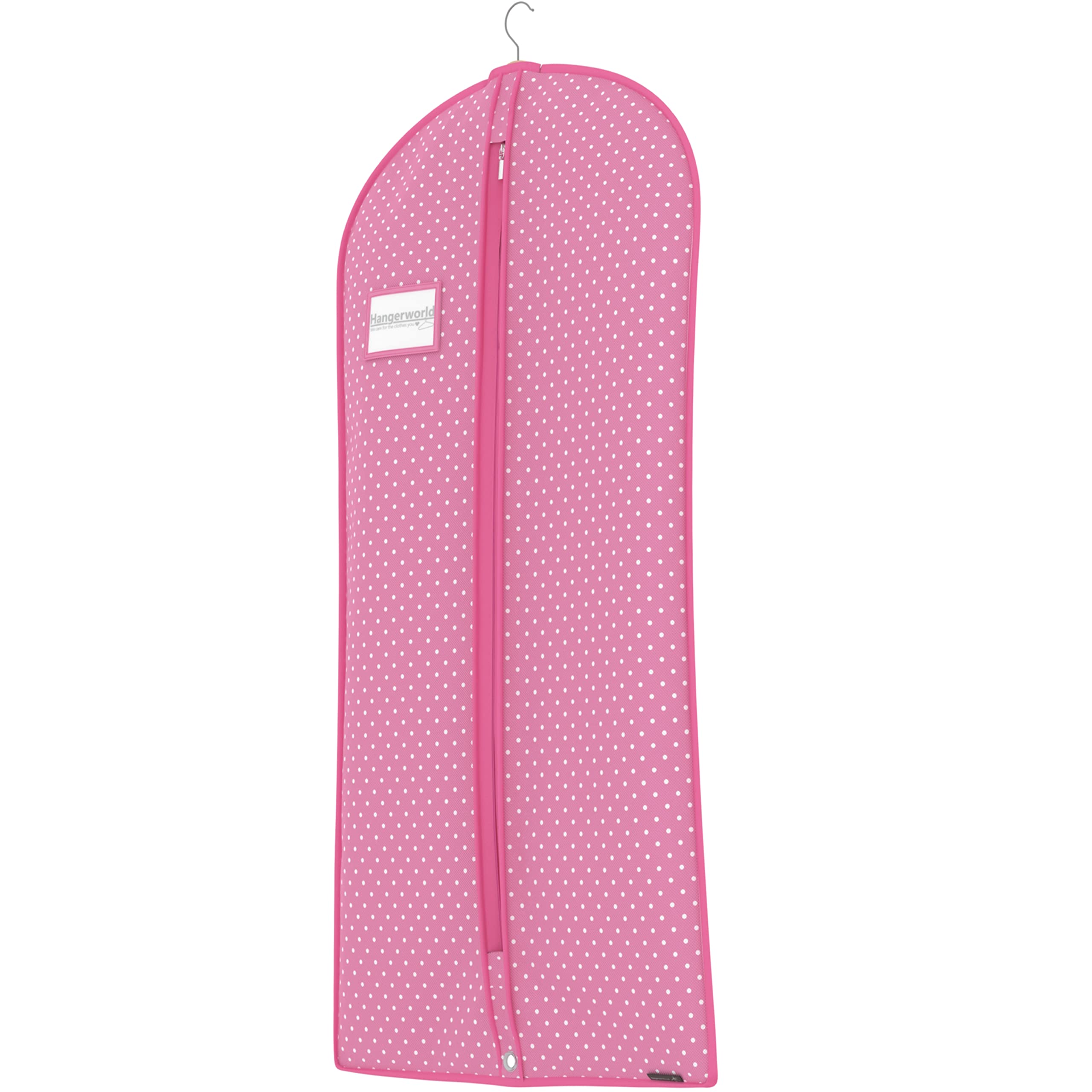 Hangerworld 60'' Dress Bag, Breathable Garment Bags For Storage Hanging Clothes - Dresses, Dance Costume And Suit Cover (1, Polk