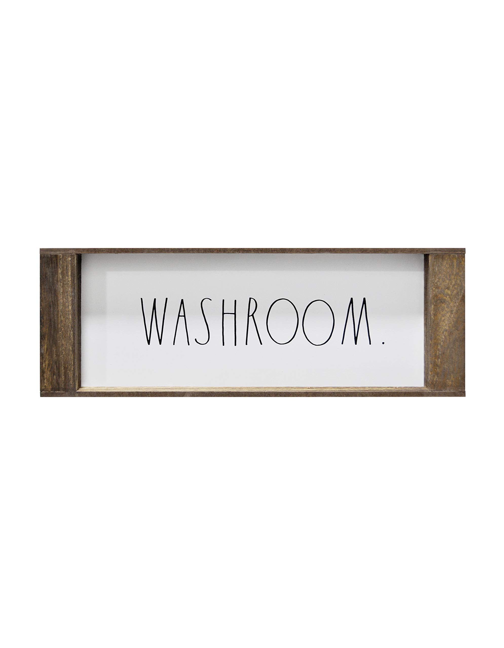 Rae Dunn Toilet Tank Tray - Decorative Wooden Over Toilet Bathroom Organizer Tray - Toilet Tank Topper For Storage And Organizat