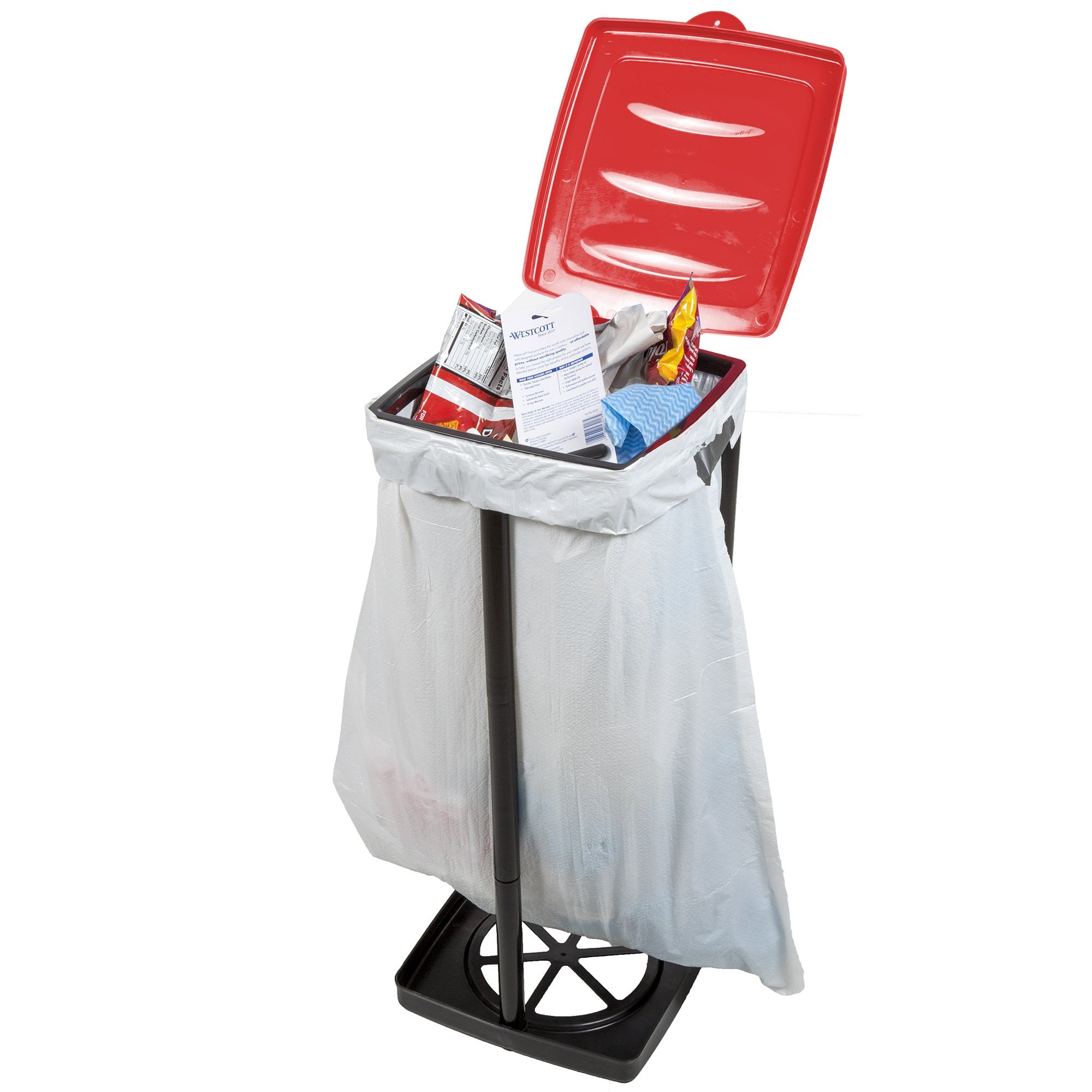 Portable Trash Bag Holder - Collapsible Trashcan For Garbage - Indoor/Outdoor Use Ideal For Camping, Recycling, And More By Wake