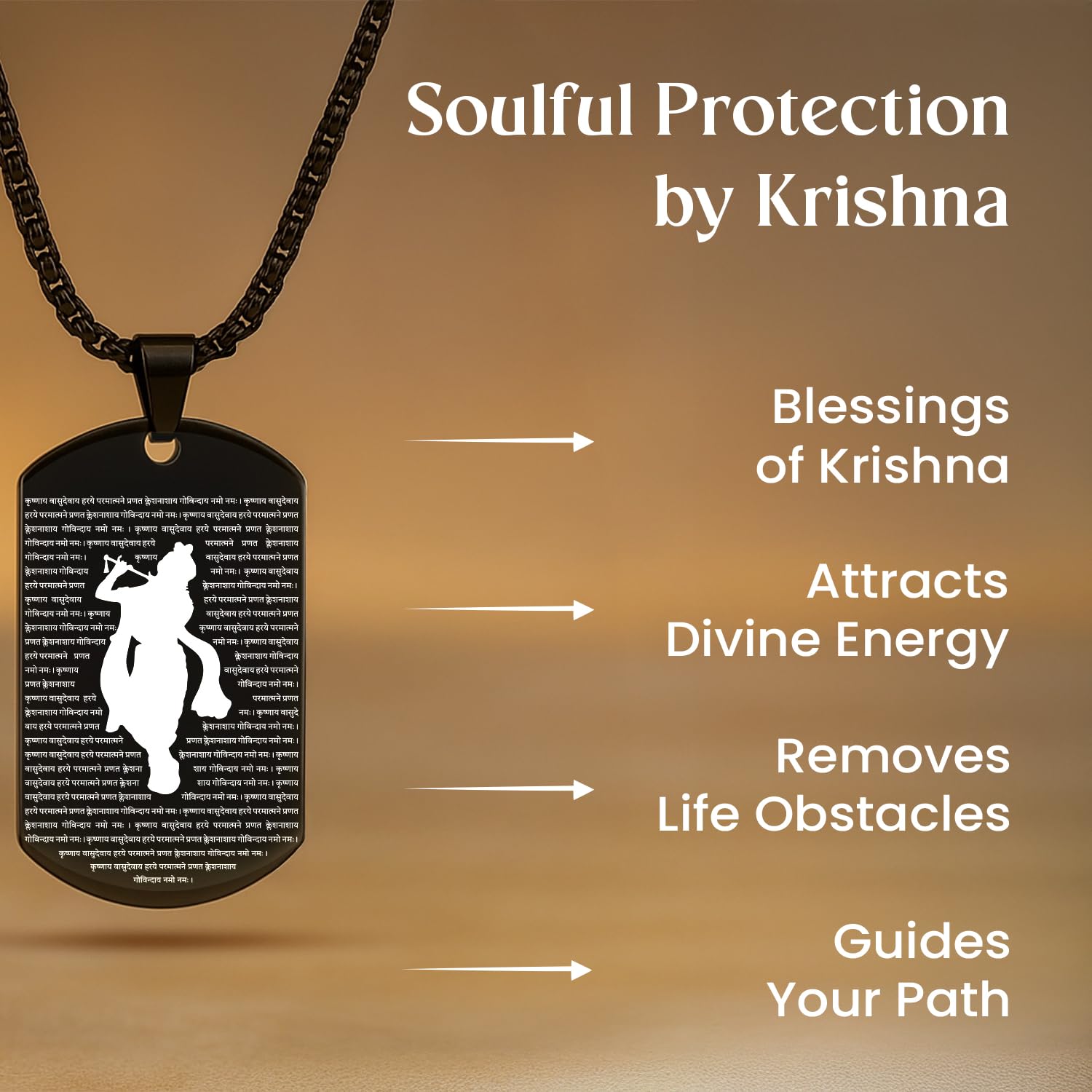 Astrotalk Shree Krishna Maha-Mantra Kavach | Blessings, Prosperity & Strength | 108 Hours Energized by Top Astrologers | Engraved Lord Krishna Pendant