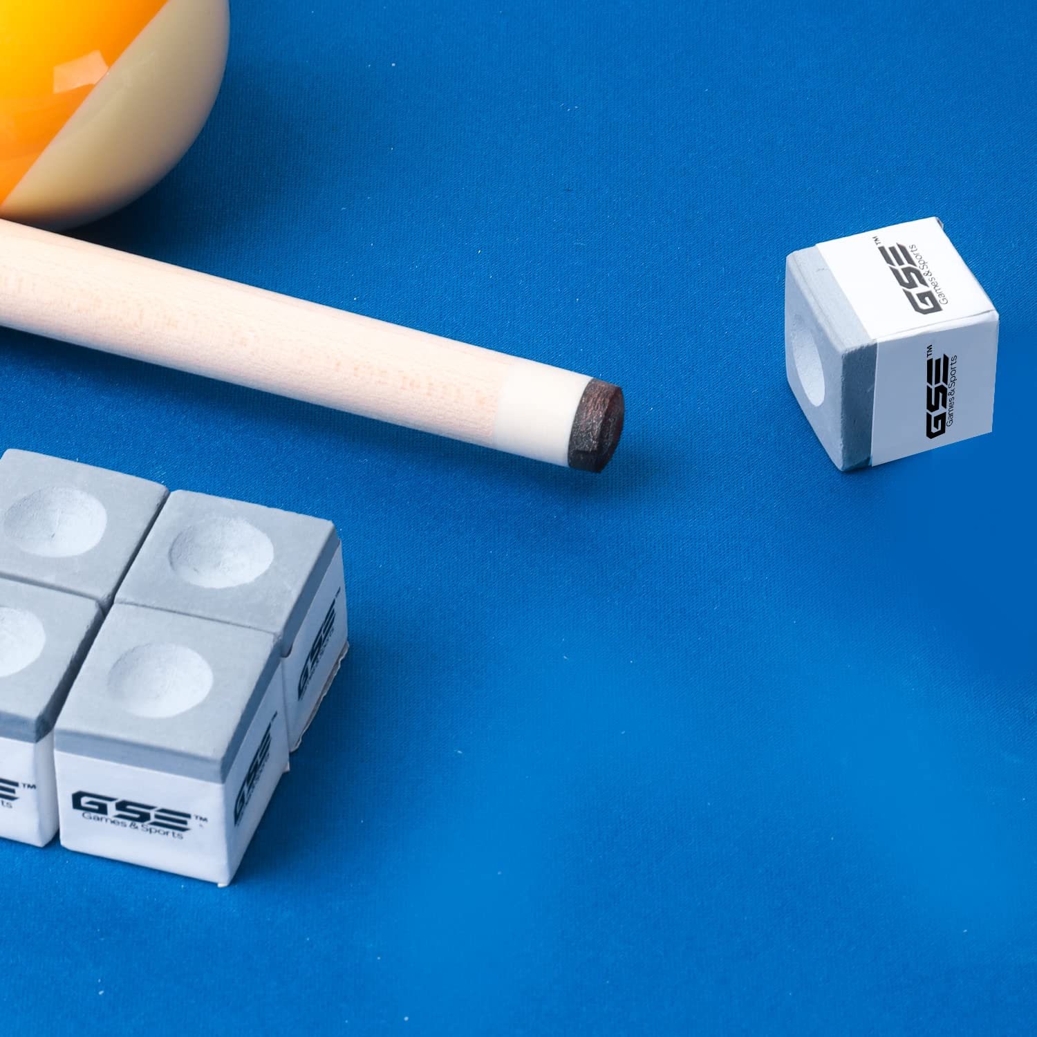 Gse Games  Sports Expert 12-Pack Of Billiardpool Cue Chalks (Gray)