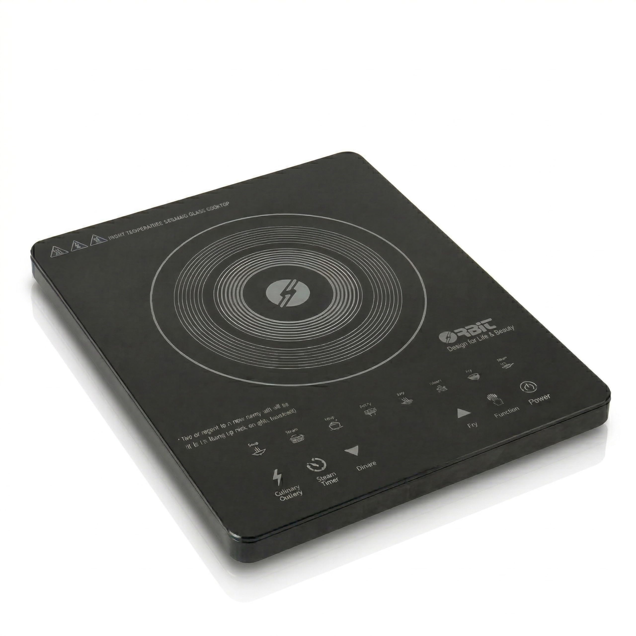 Raptas 2000W Induction Cooktop Portable Electric Stove | Smart Touch Control With Multiple Cooking Modes, Fast Heating, Energy E