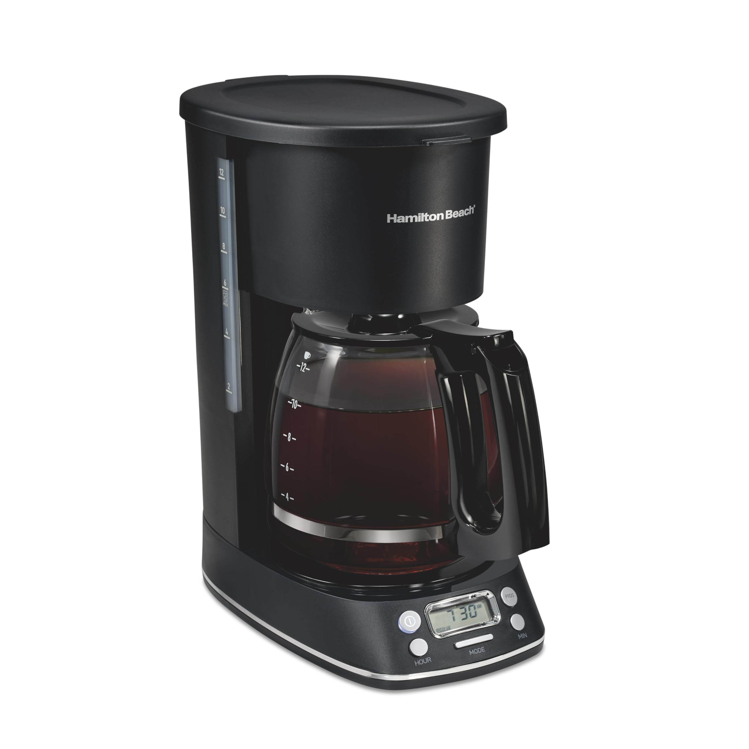 Hamilton Beach 12 Cup Programmable Drip Coffee Maker With 3 Brew Strengths