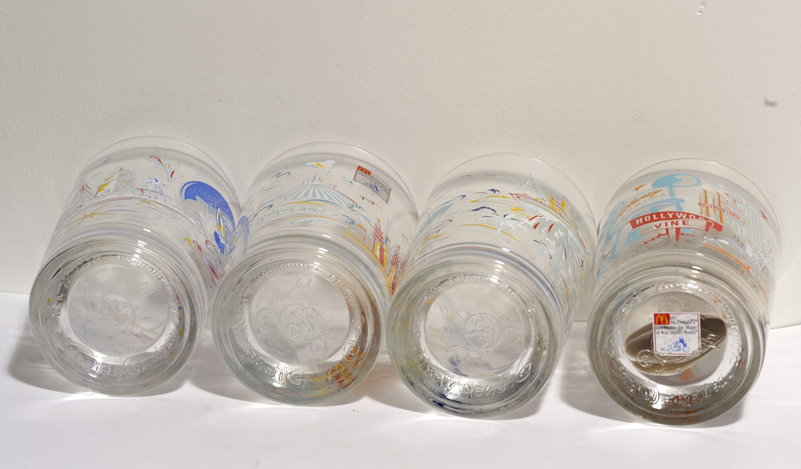 Disney McDonald's 25th Anniversary Glasses - Clear, Small Size, Collectible