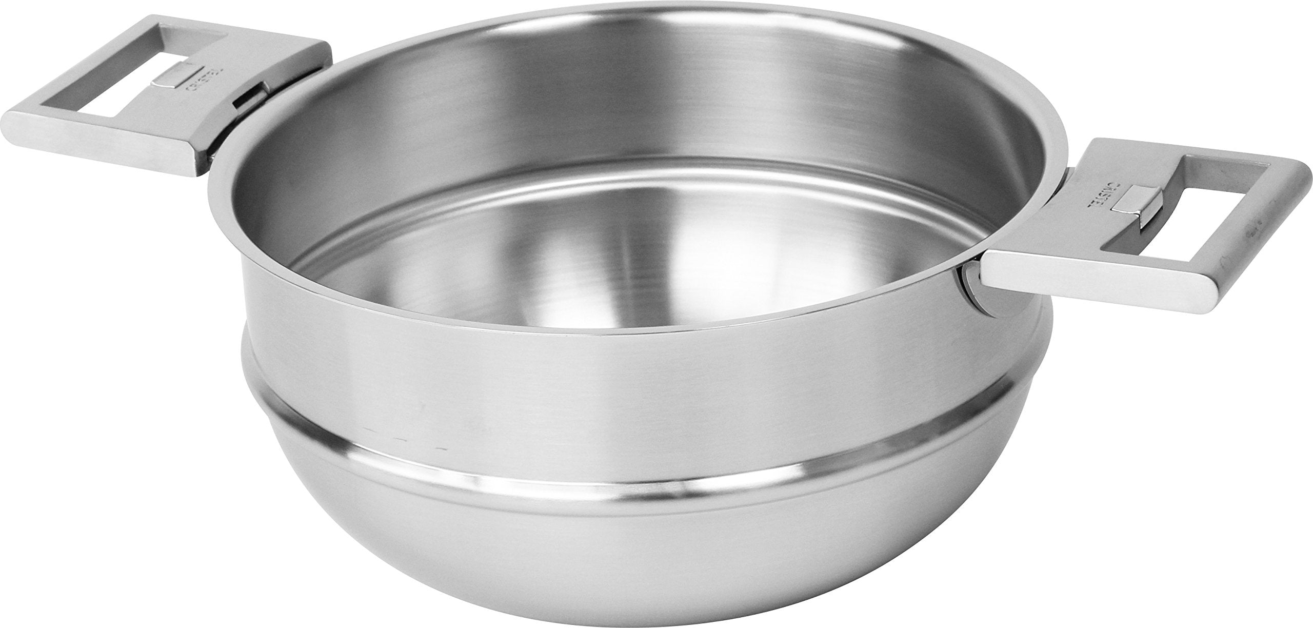Cristel Strate Bain Marie, 1 Quart, Silver
