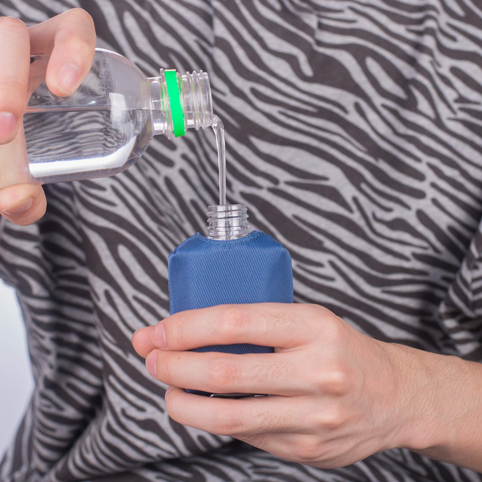 Jollsung Hand Sanitizer Bottle Case Holder, 4Pack Travel Size Empty Bottle Refillable Containers For Soap, Lotion, And Liquids,