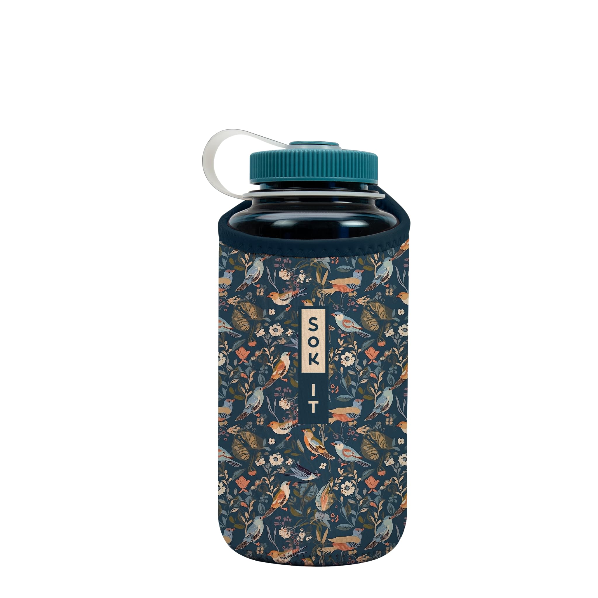 Sok It BotlSok Water Bottle Sleeve Insulated Neoprene Cover (Early Birds, Fits 32oz Nalgene)