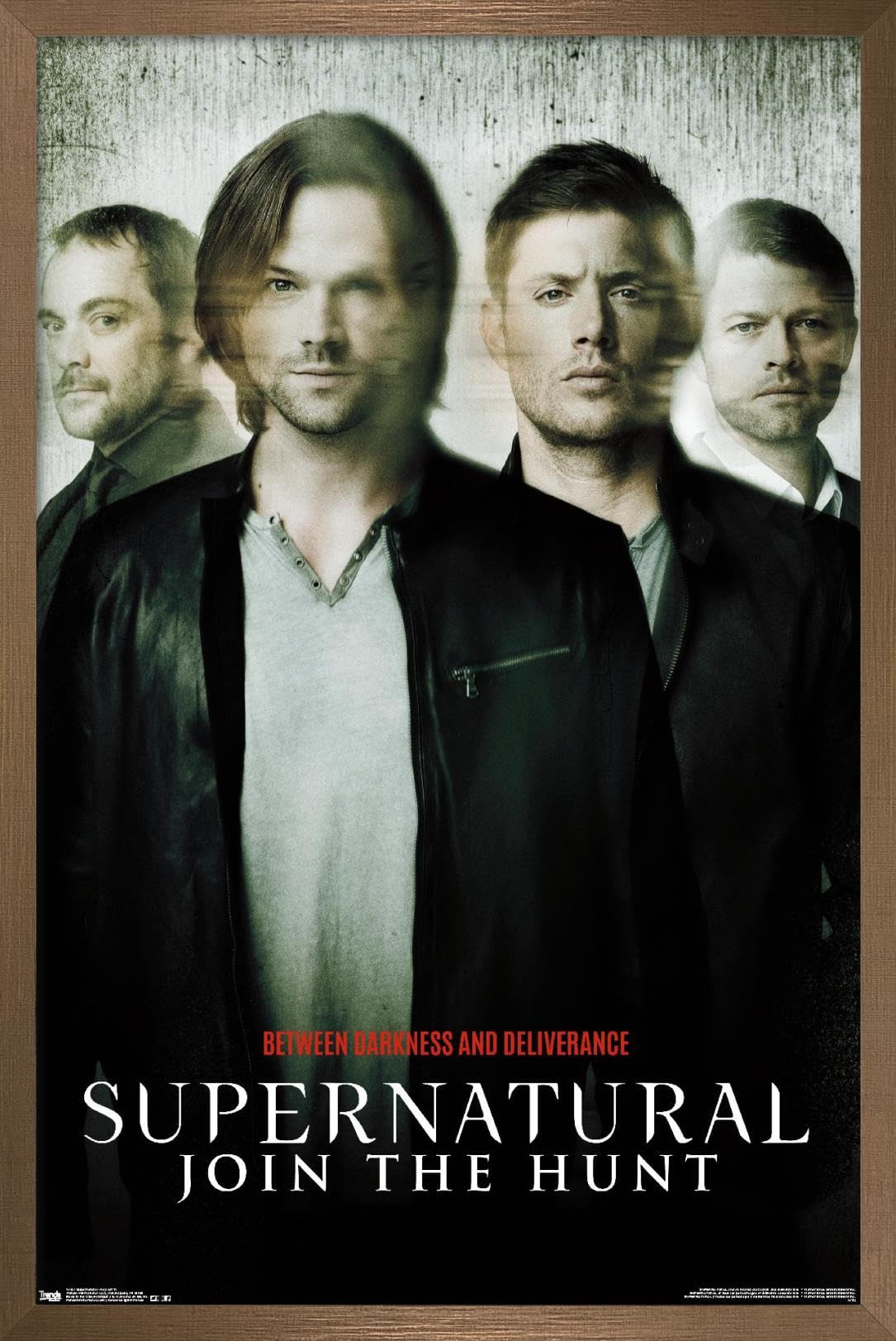 Trends International Supernatural - Key Art 11 Wall Poster, 34L X 22.4W, Bronze Framed Version