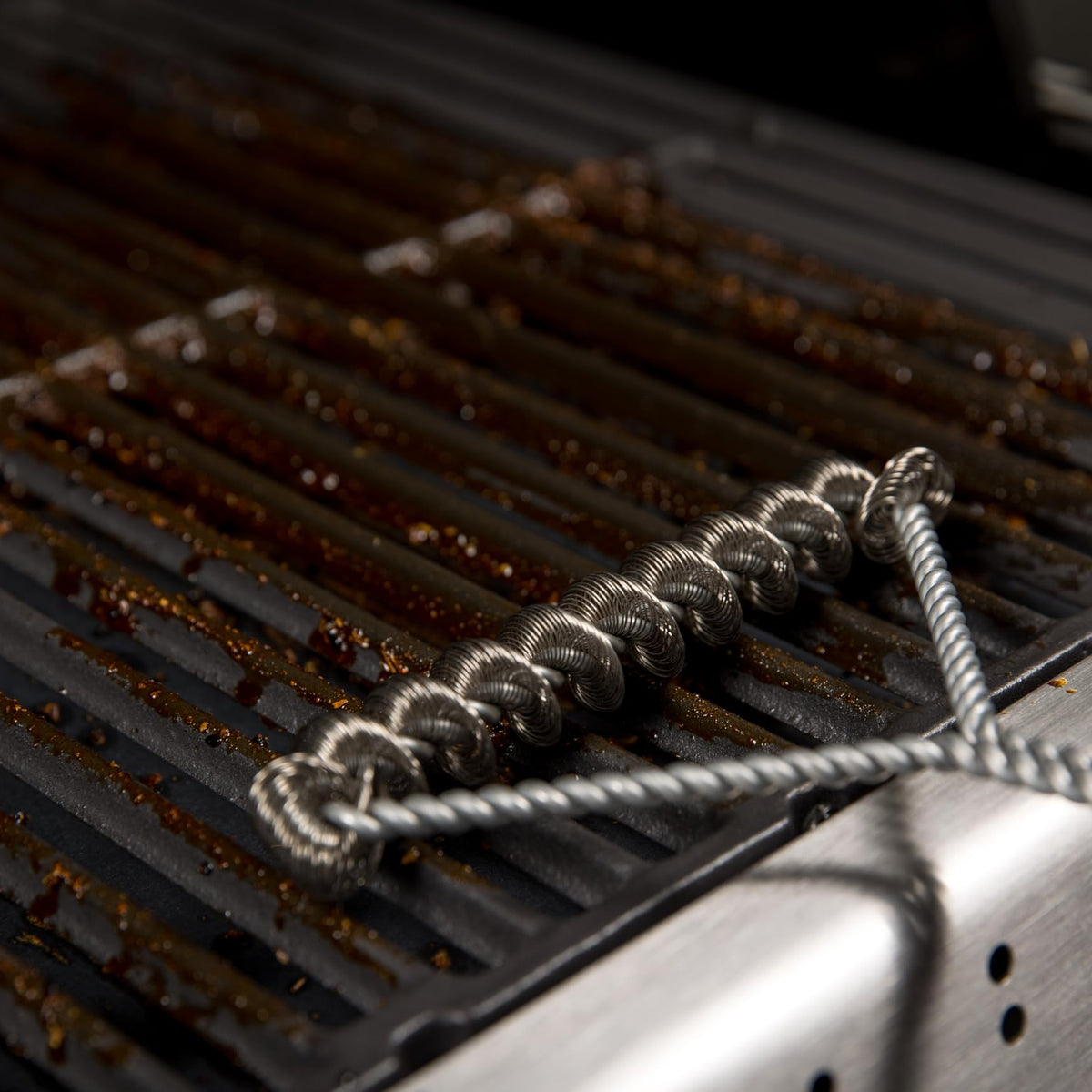 GrillPro Bristleless Grill Brush - Wide Head, Black, Model 77642 ...