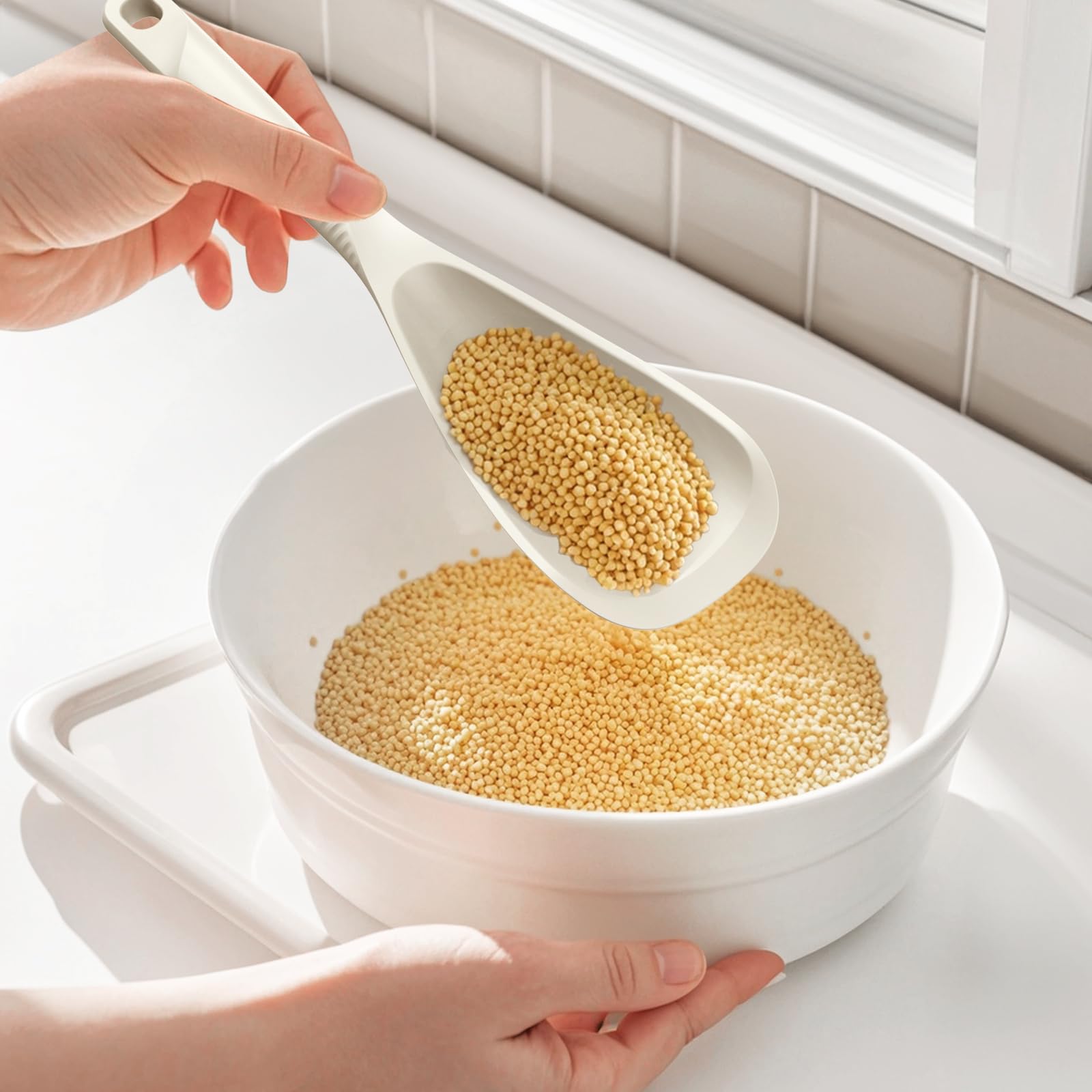 Silicone Cooking Utensils Set - 600F Heat Resistant, Nonstick Kitchen Utensil Set With Spatulas, Spoons, Whisk, Tongs, Bpa Free,