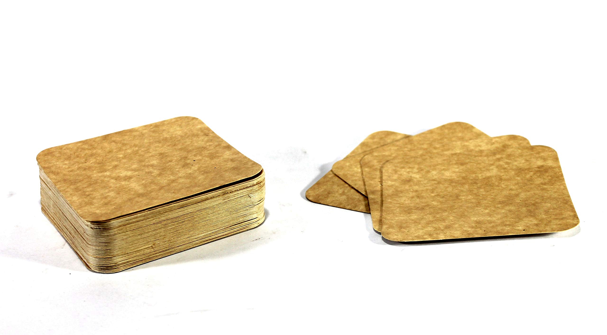 Esplanade Disposable Coaster - Made Of Paper (Set Of 100) - Use And Throw Reversible Coasters - Perfect For Bar, Hotel, Restaura