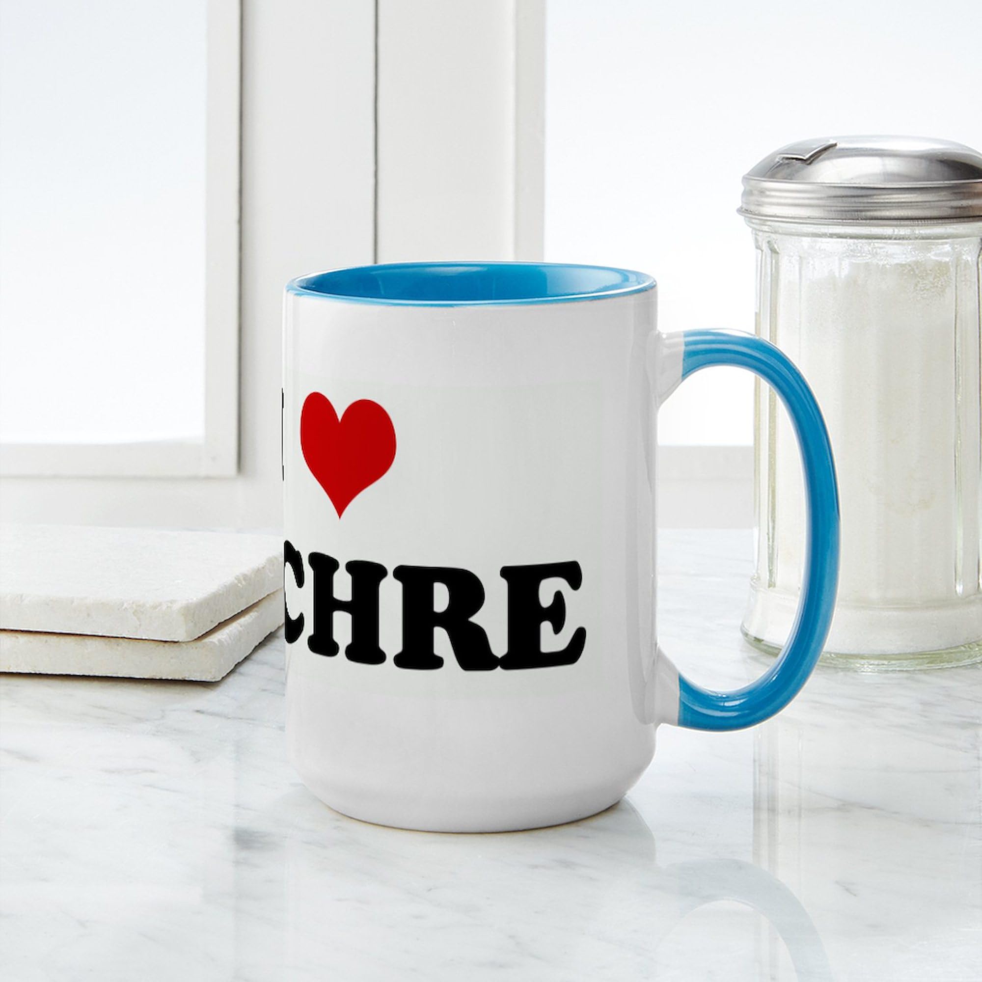 CafePress I Love EUCHRE Mugs 15 oz (444 ml) Ceramic Coffee Mug