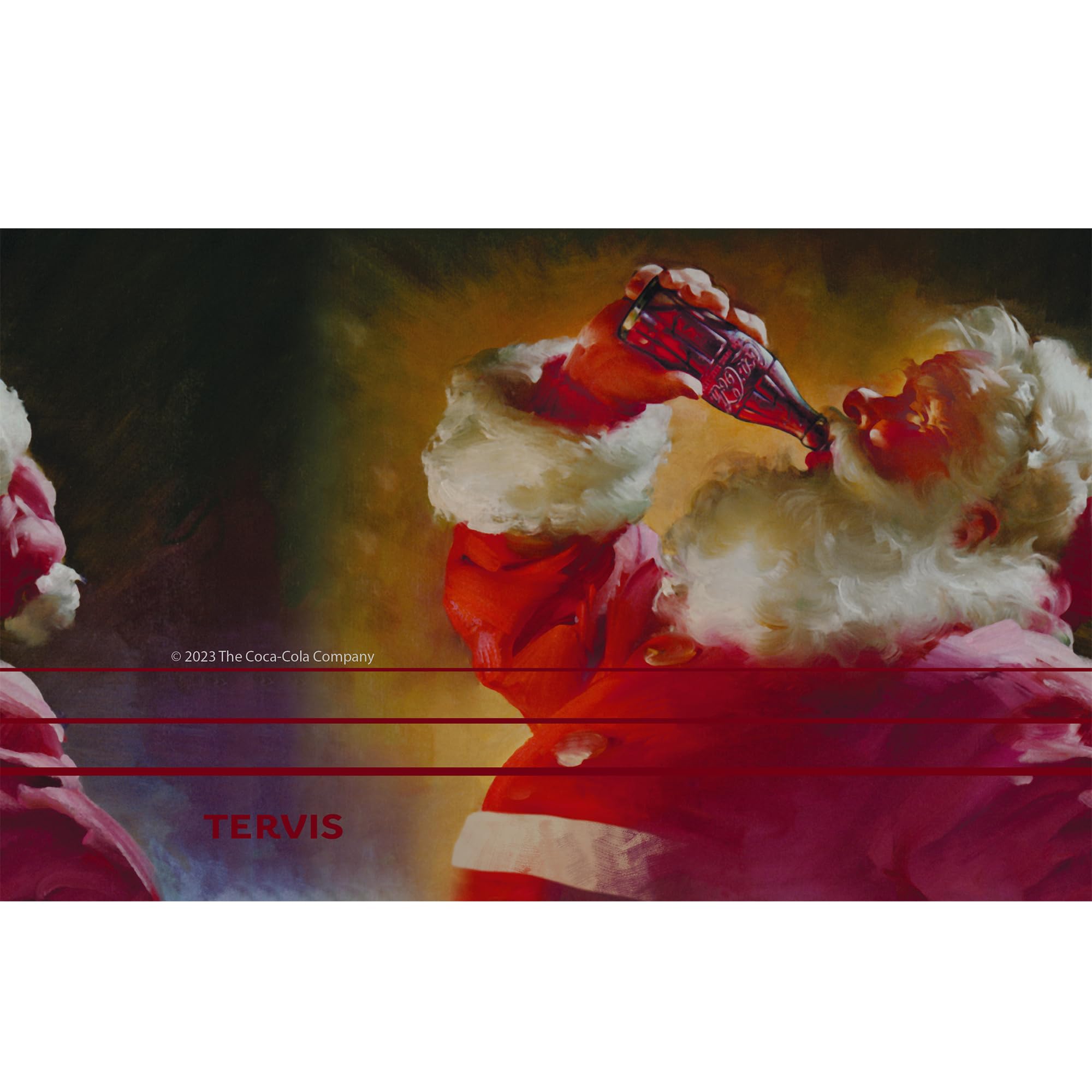 Tervis Traveler Coke Coca-Cola Santa Claus Christmas Holiday Triple Walled Insulated Tumbler Travel Cup Keeps Drinks Cold & Hot,