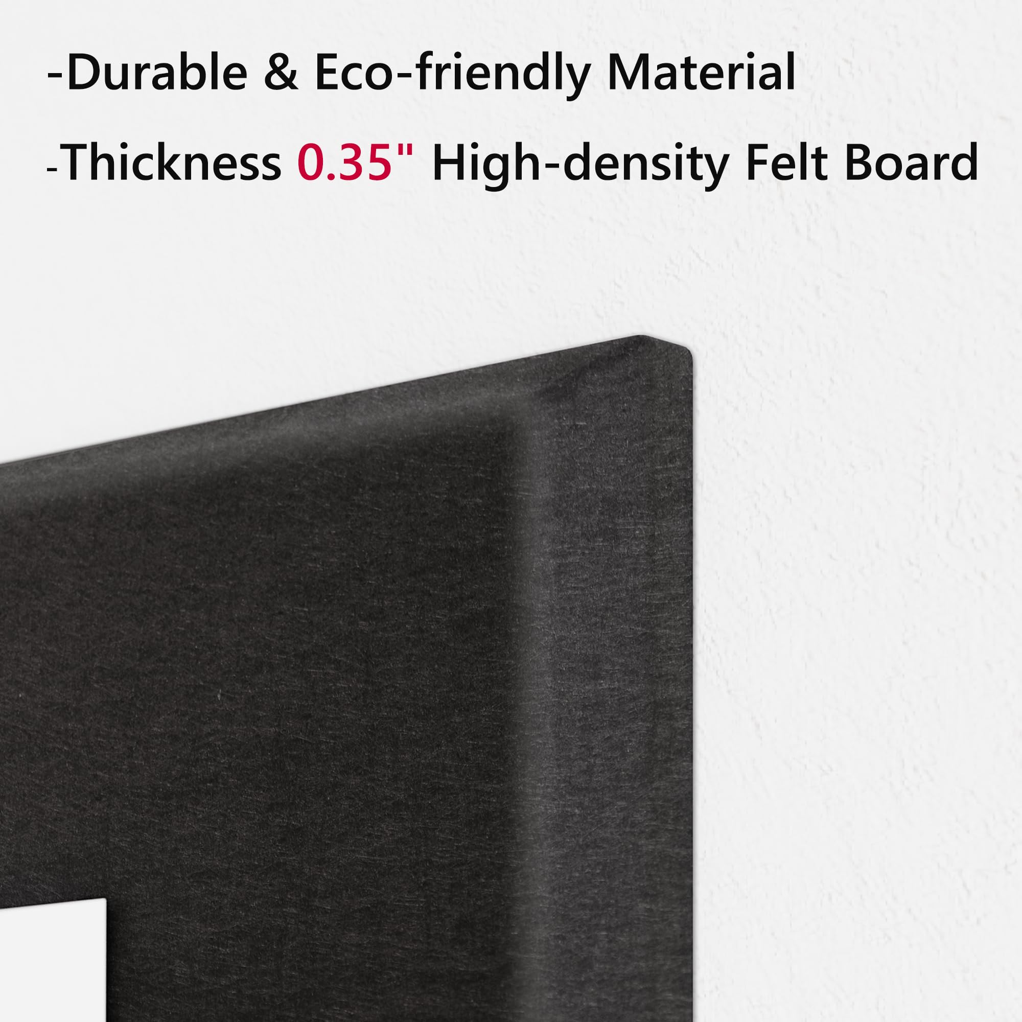Neatsure Large Cork Board for Wall, 48 x 36 Bulletin Board with Pushpins, 12 Panels Felt Tiles Tack Push Pin Board for Office, B
