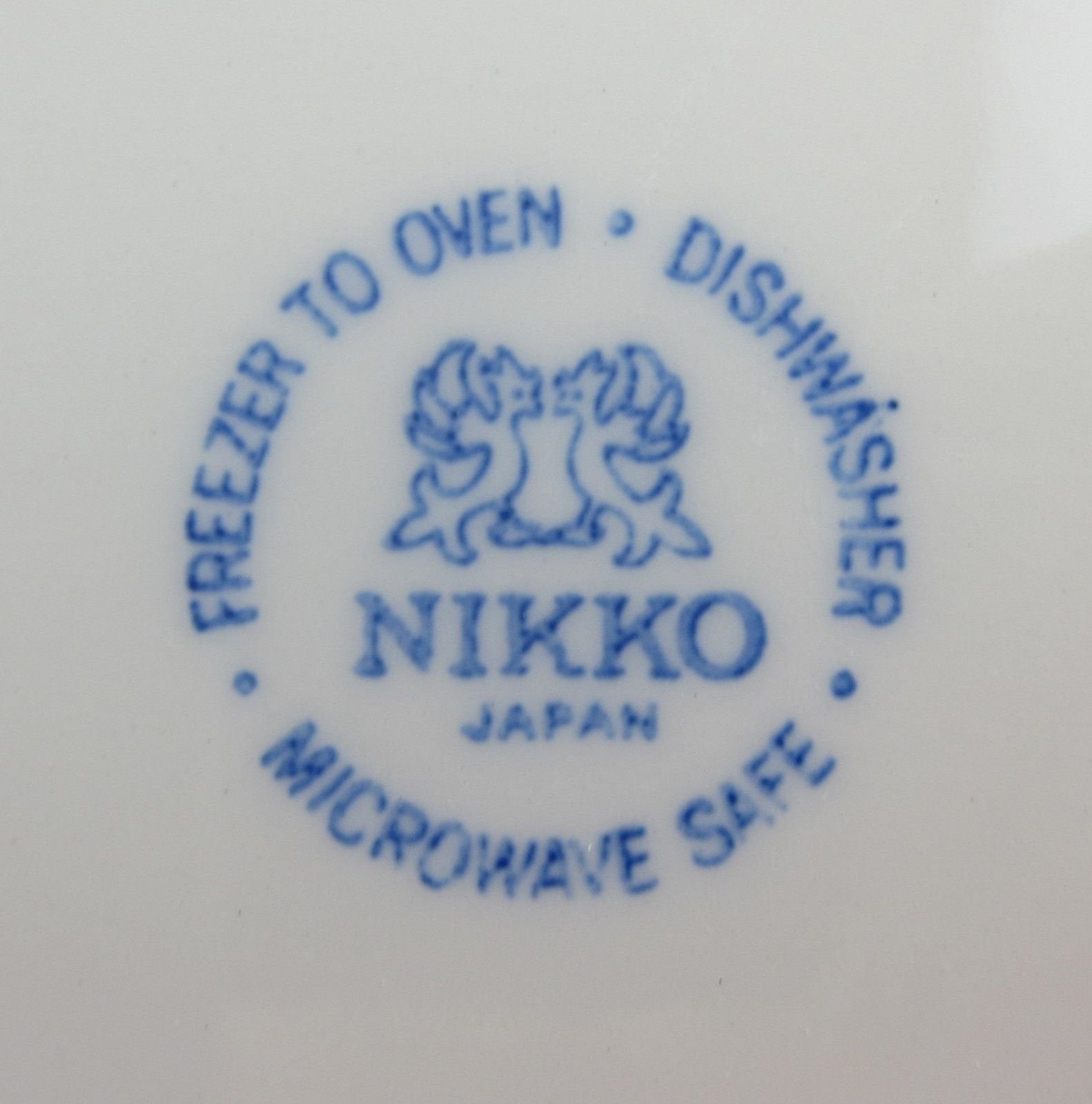 Nikko China HAPPY HOLIDAYS 14'' Oval Serving Platter VERY GOOD