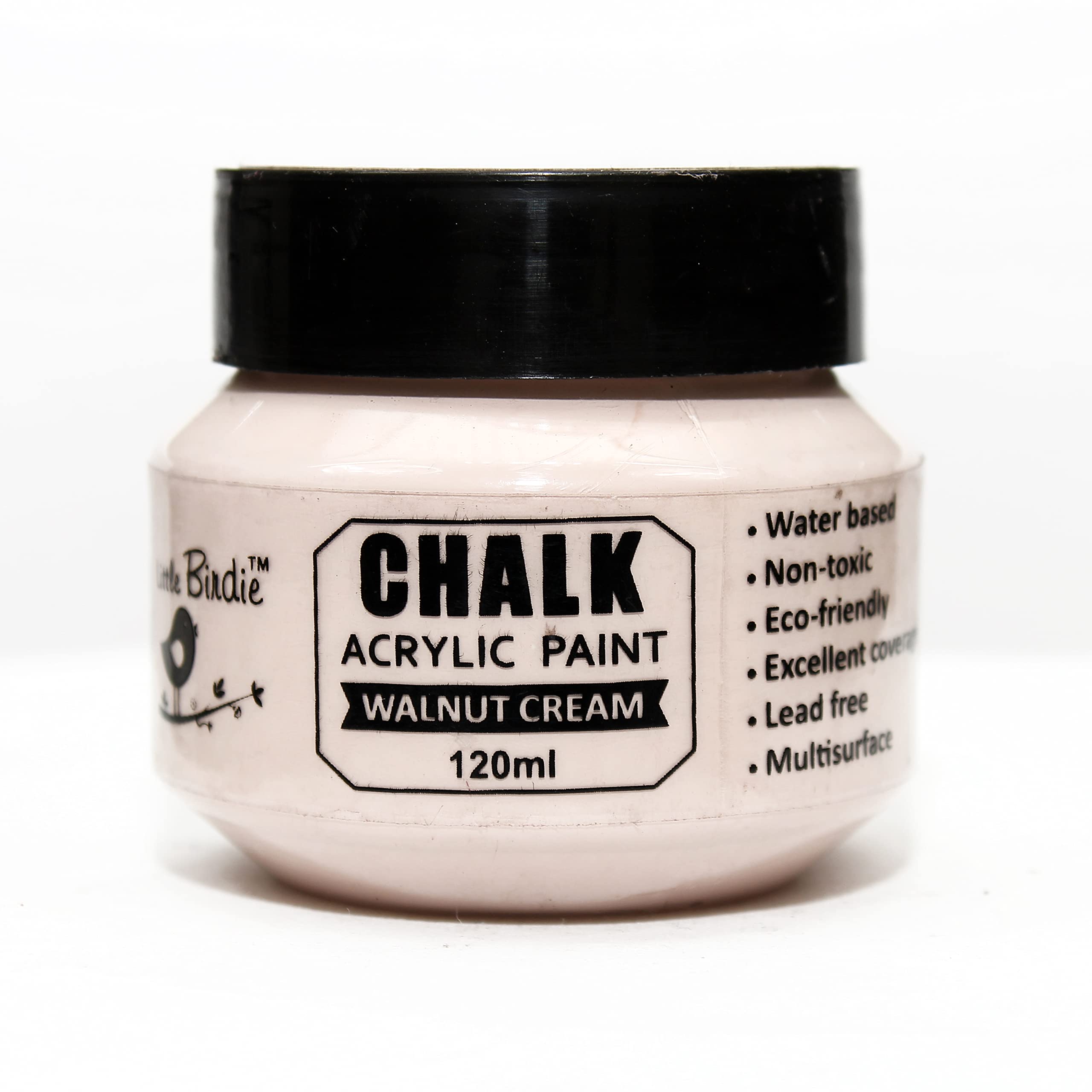 Itsy Bitsy- Home Decor Chalk Acrylic Paint 120Ml - Walnut Cream