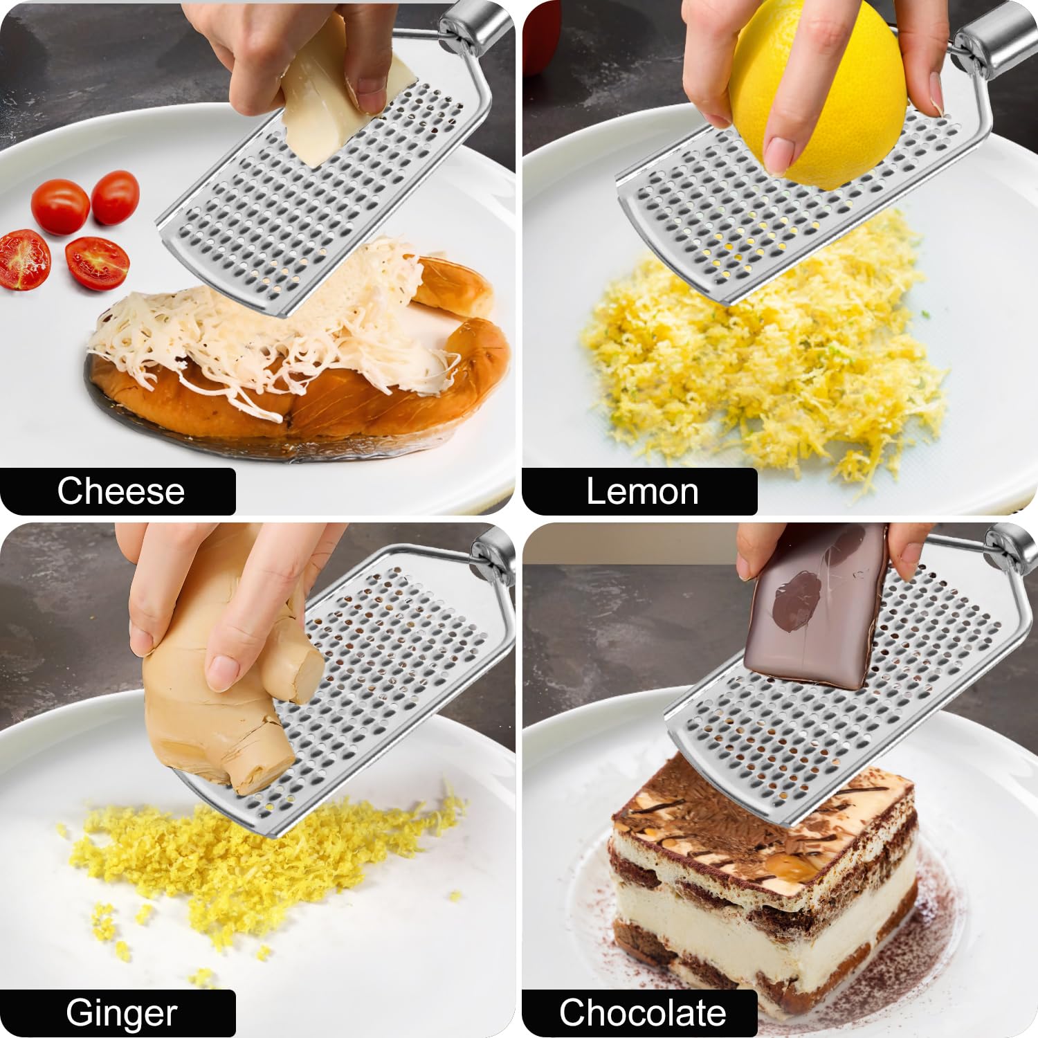 2 Pcs Lemon Squeezer And Lemon Zester - Lime Hand Juice Lemon Squeezers Press Citrus Press Juicers Squeezer, Premium Quality Lim