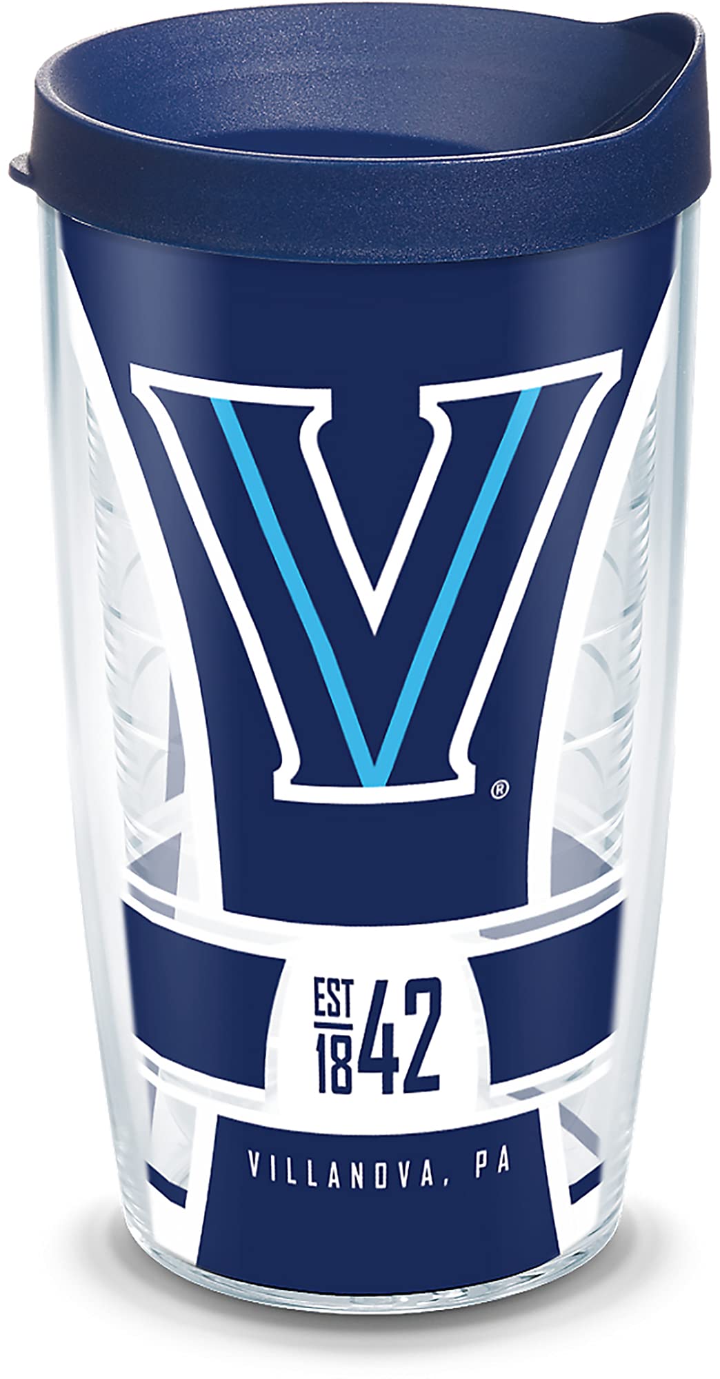 Tervis Made in USA Double Walled Villanova University Wildcats Insulated Tumbler Cup Keeps Drinks Cold & Hot, 16oz, Spirit