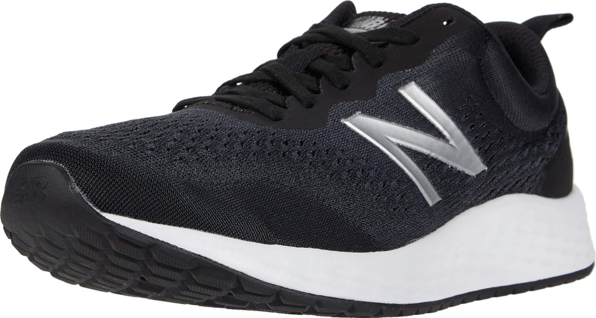 New Balance Mens Fresh Foam Arishi V3 Running Shoe, Blackorcasilver Metallic, 10