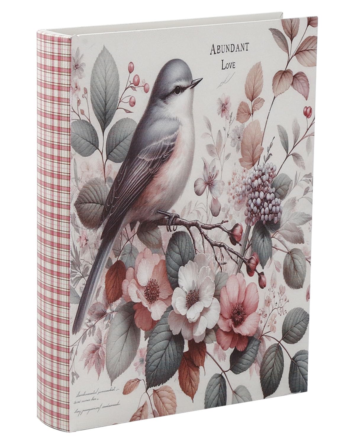 XIAOAIKA Christmas Decorative Wooden Book Box Set of 2 - Vintage Faux Book Boxes with Leather Cover, Secret Storage with Magneti