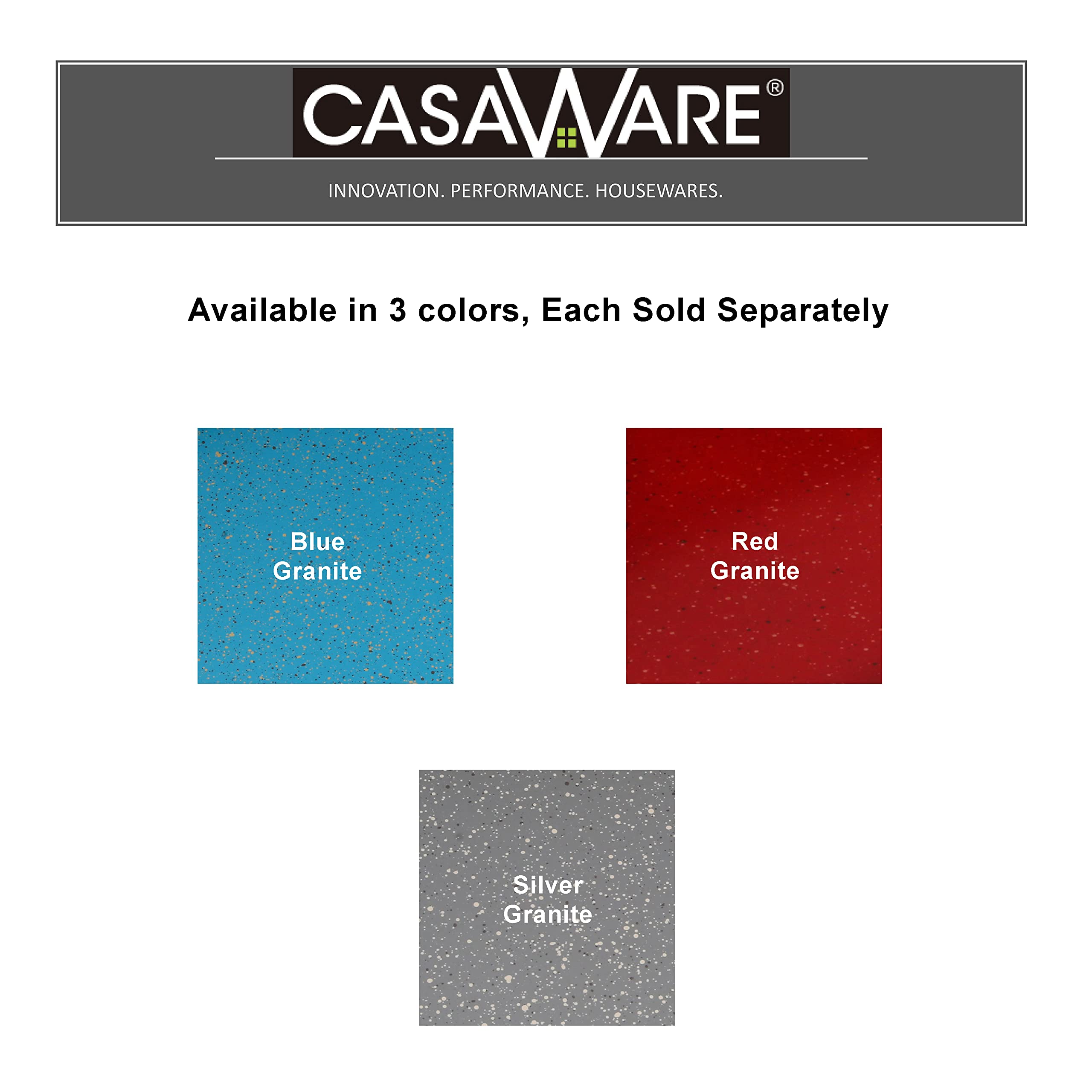 Casaware Pizzabaking Pan 12-Inch (Red Granite)