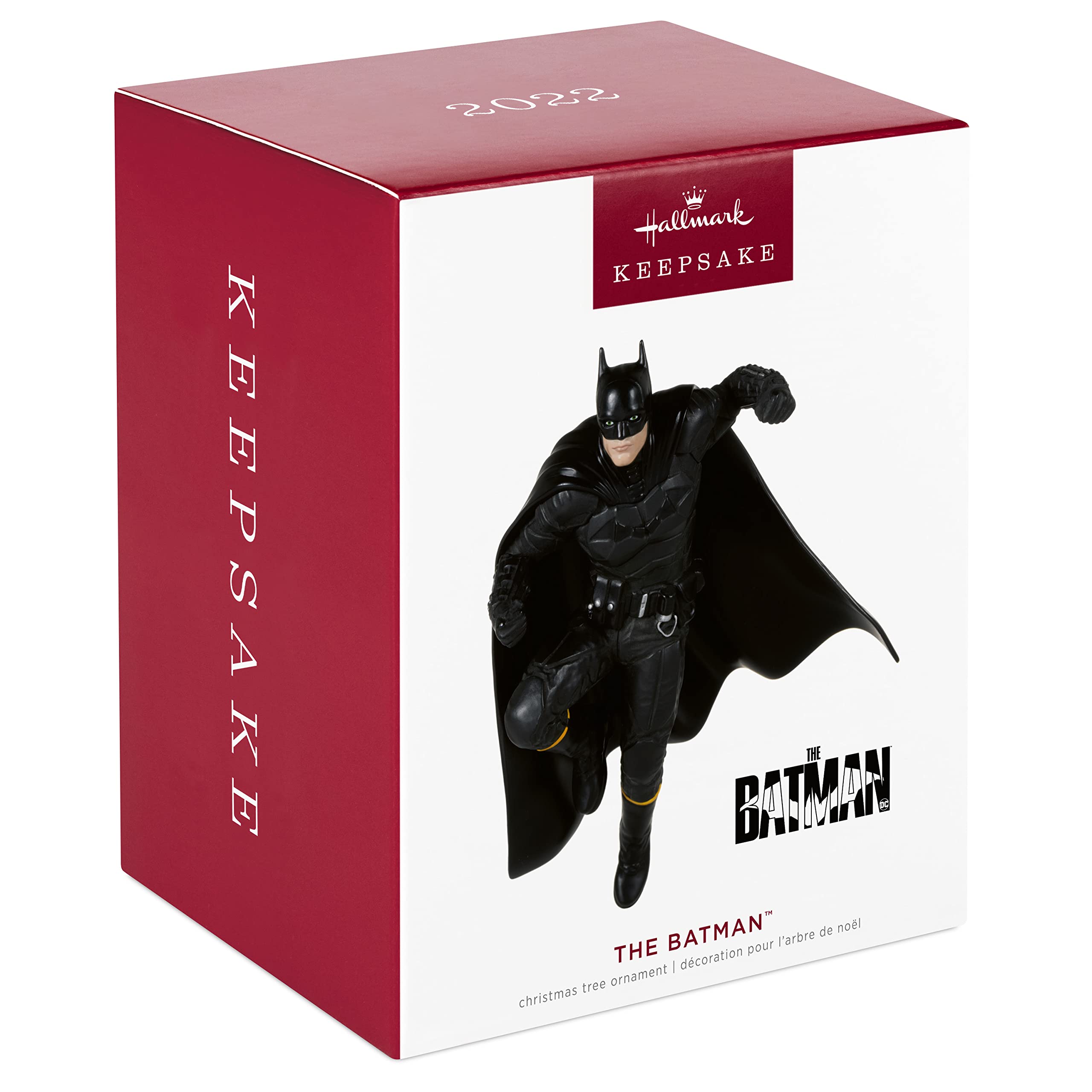 Hallmark Keepsake Plastic Christmas Ornament 2022 DC The Batman