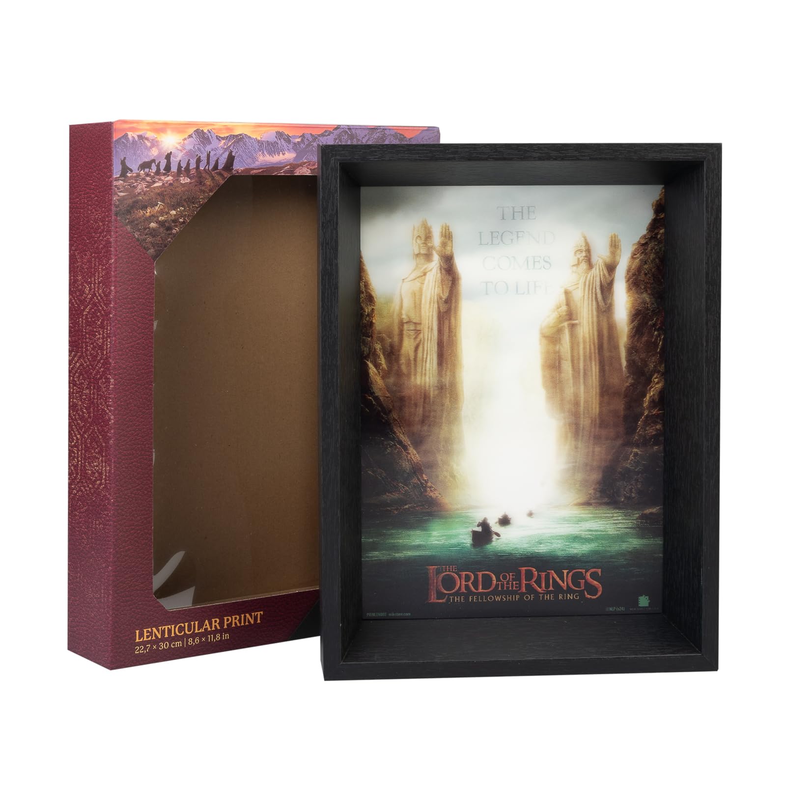 Grupo Erik The Lord Of The Rings Framed Lenticular Print | Framed Wall Art, Prints For Walls Framed, Framed Wall Art For Living