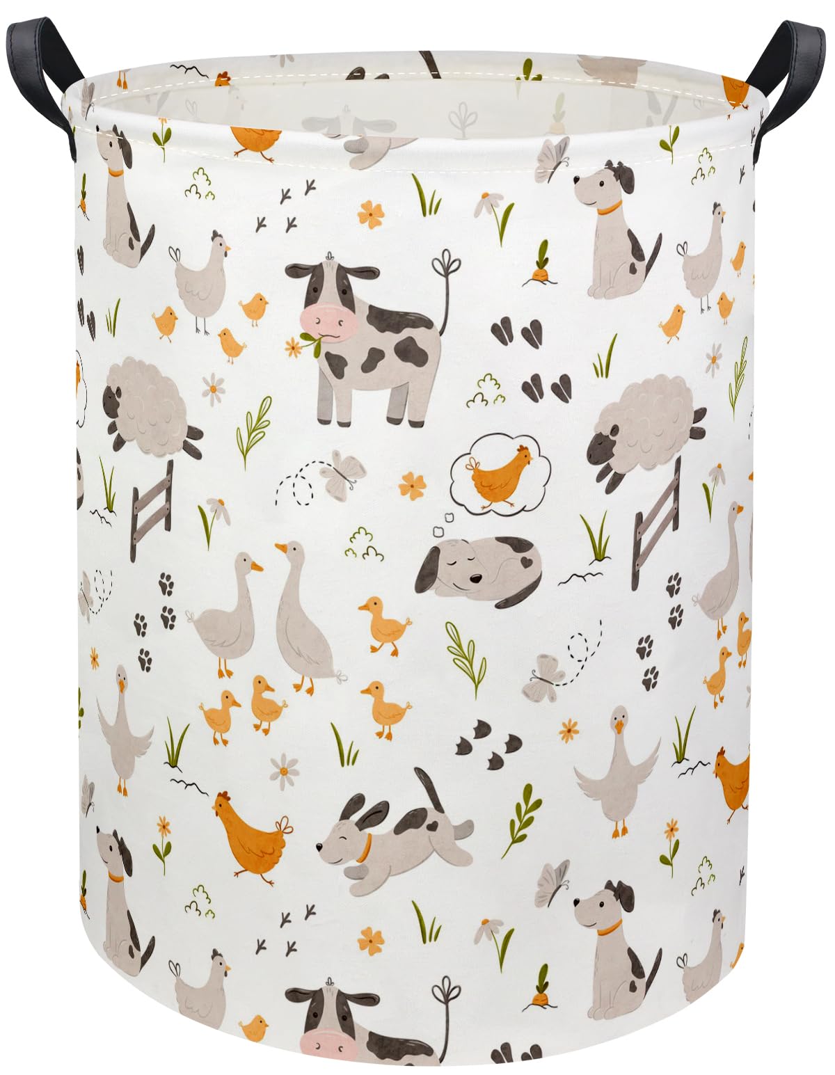 Tibaolover Baby Laundry Basket Kids Hamper Toy Storage Bin For Boys Room Decor Baby Nursery Hamper Gift Baskets For Bedroom Bath