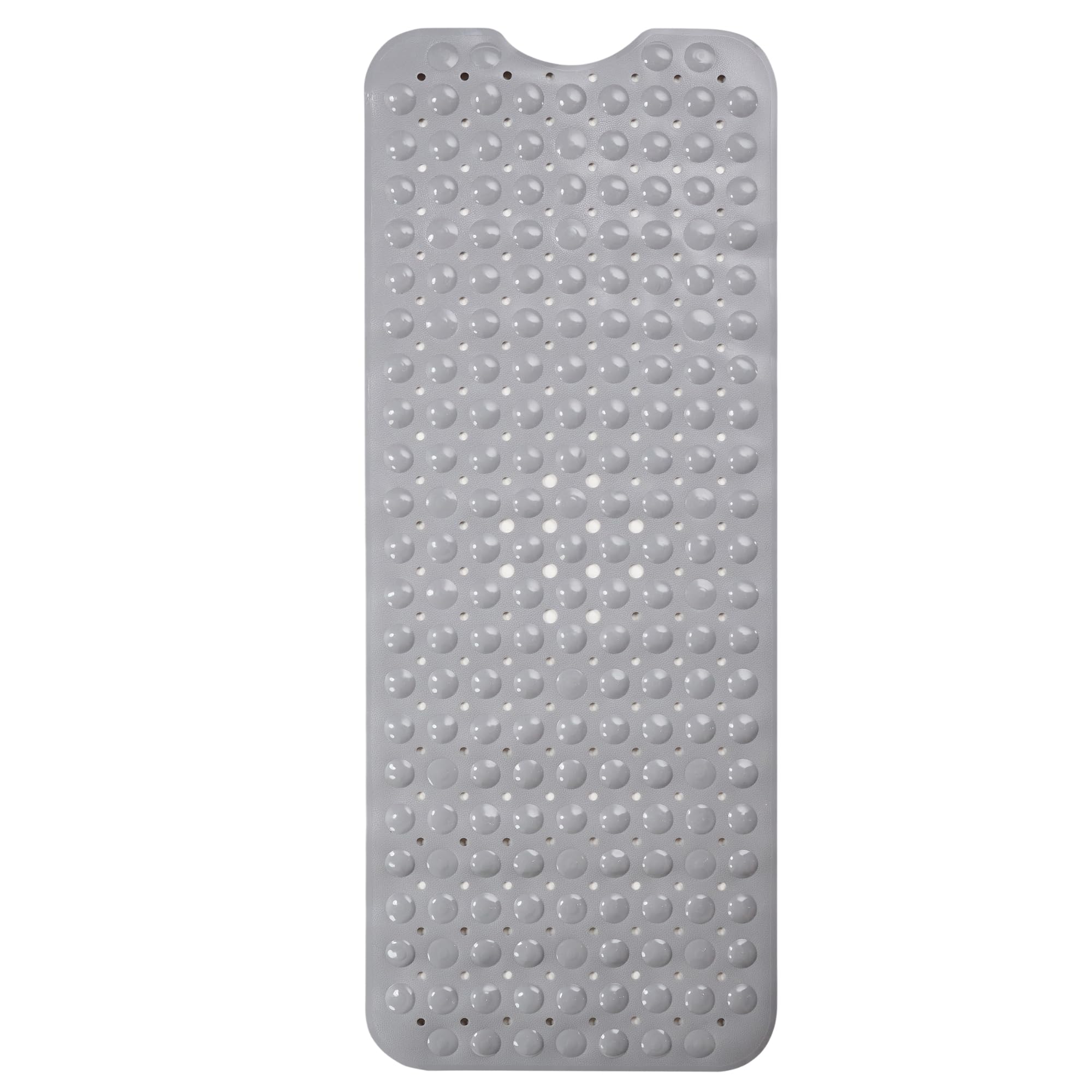 ENKOSI Large Non Slip Bathtub & Shower Mat - Extra Long 40 x 16 Inch  Anti Slip Bathmats for Bathroom Tub (40x16 Grey 1-Pack)