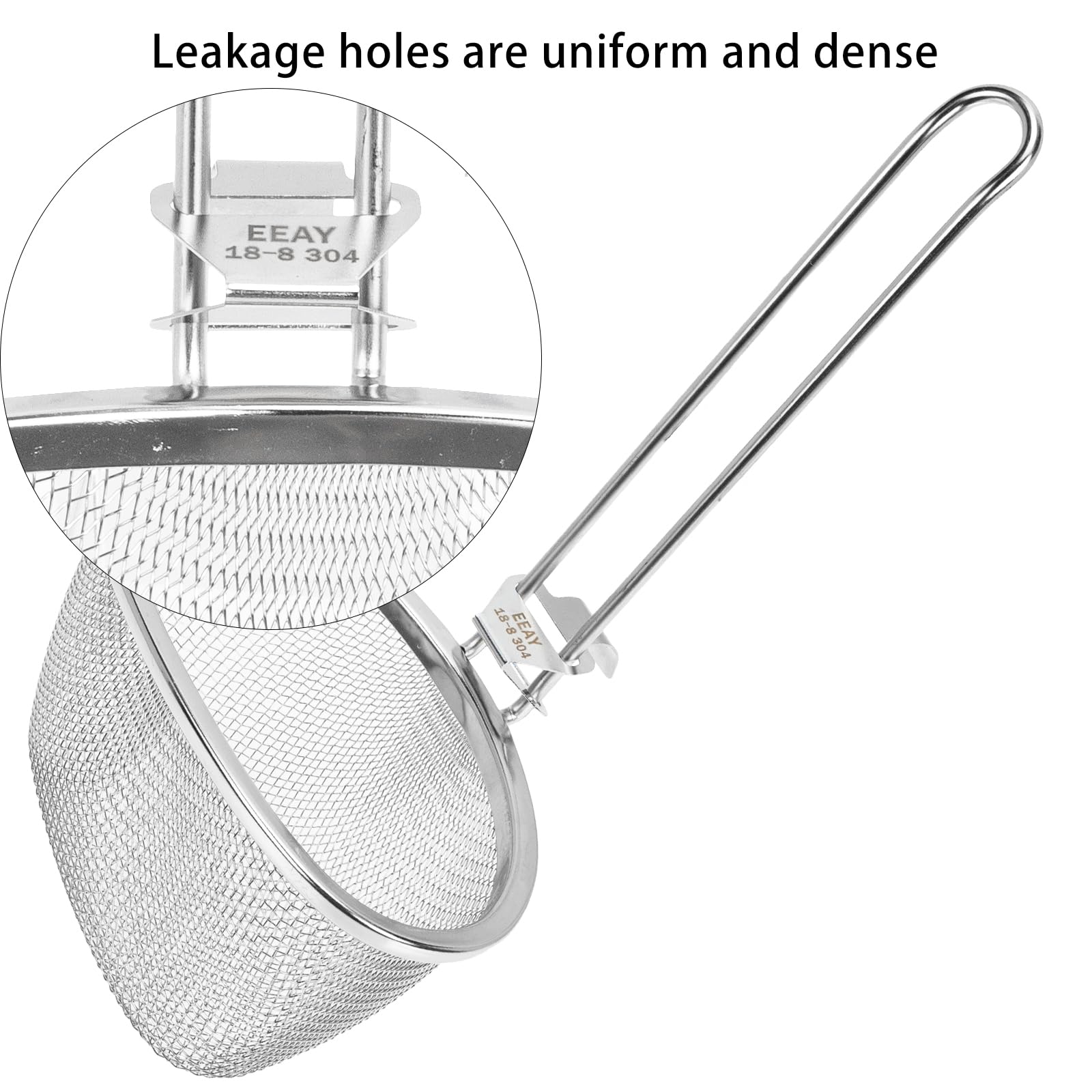 Hemoton Stainless Steel Fine Mesh Spider Strainer Mesh Pasta Basket Flat Cylinder Wok Colander Fry Basket For Pasta Noodles Dump