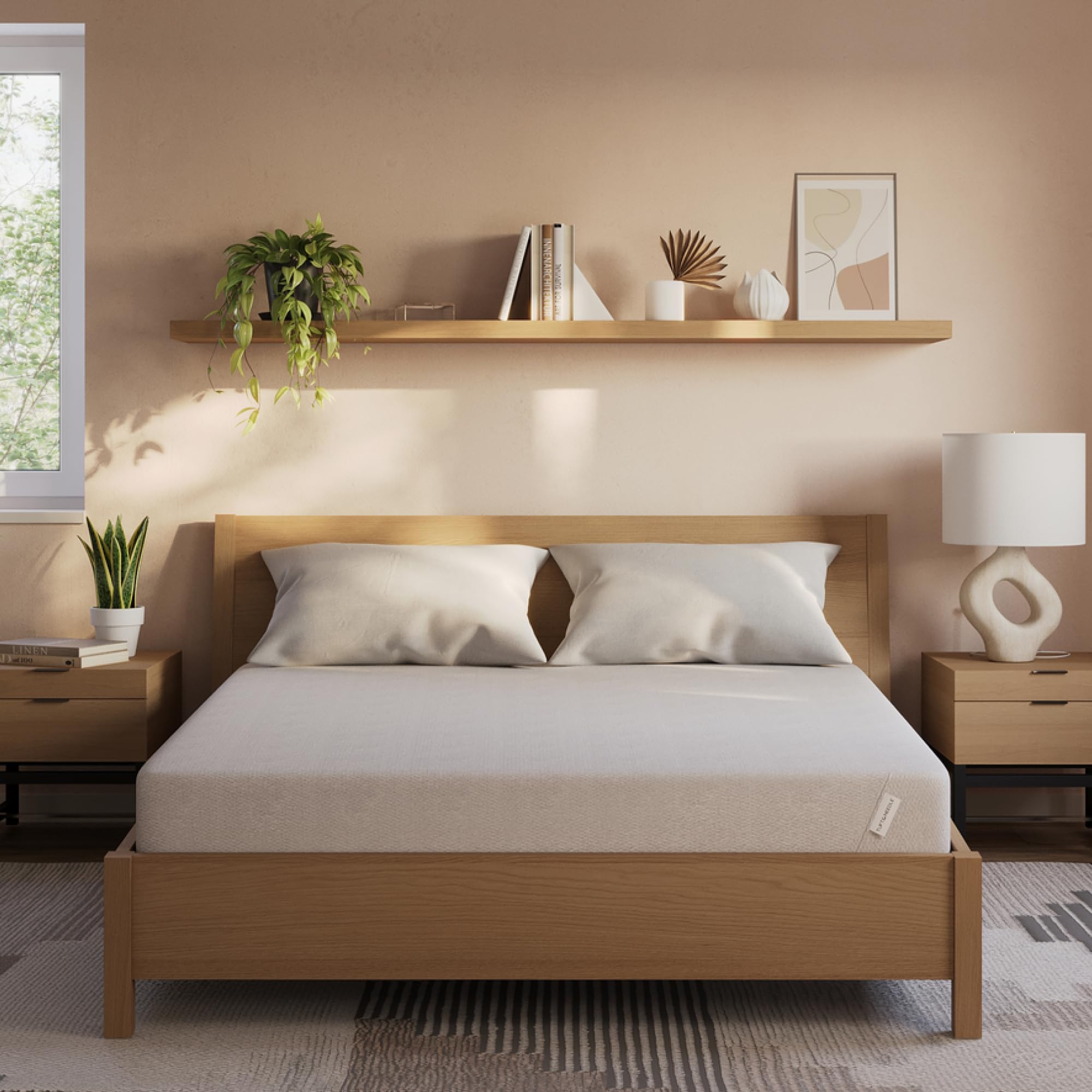 Tuft & Needle Queen Adaptive Foam Mattress - 8" Firm, Cooling, Grey, CertiPUR-US, Model MAT-NOD-02-Q, 100 Night Trial, Fiberglass-Free