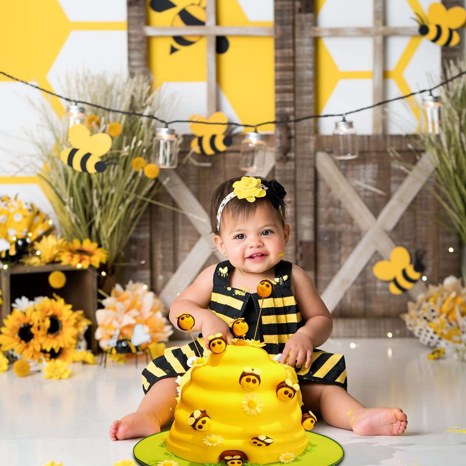 Vodolo Large Beehive Silicone Cake Mold/Bee Hive Cake Pan, Nonstick Bakeware For What Will It Bee Baby Shower Gender Reveal Part