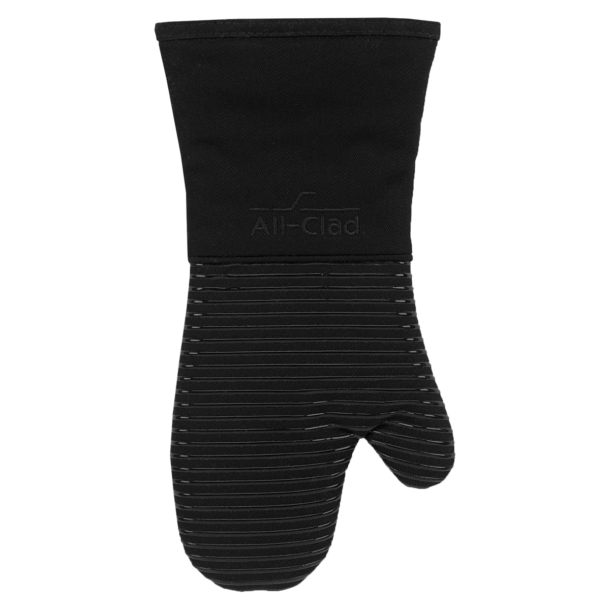 All Clad Silicone Oven Mitt: Heat Resistant Up To 500 Degrees - 100% Cotton & Silicone, 14''X7'' Oven Mitt For Kitchen And Barbe